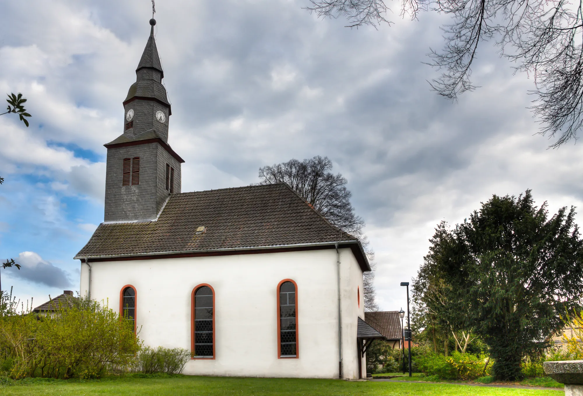Photo showing: Evangelische Kirche Albach, Gemeinde Fernwald, Landkreis in Hessen, Deutschland