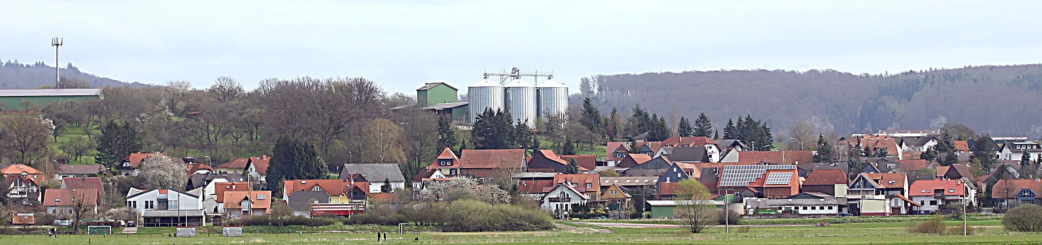 Photo showing: Panorama des Stadtteils Büches, Büdingen