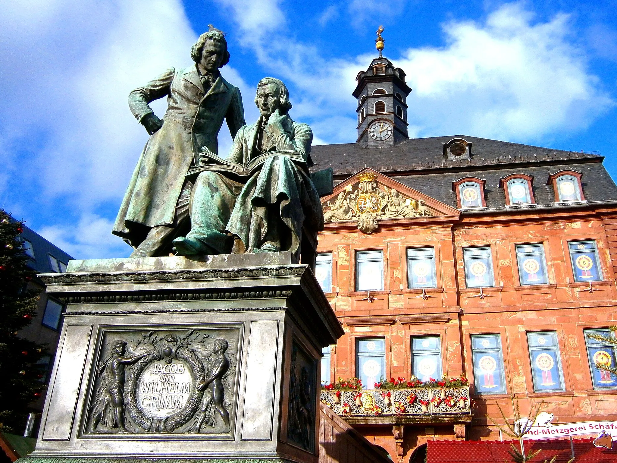 Photo showing: Hanau
Denkmal für die Gebrüder Grimm