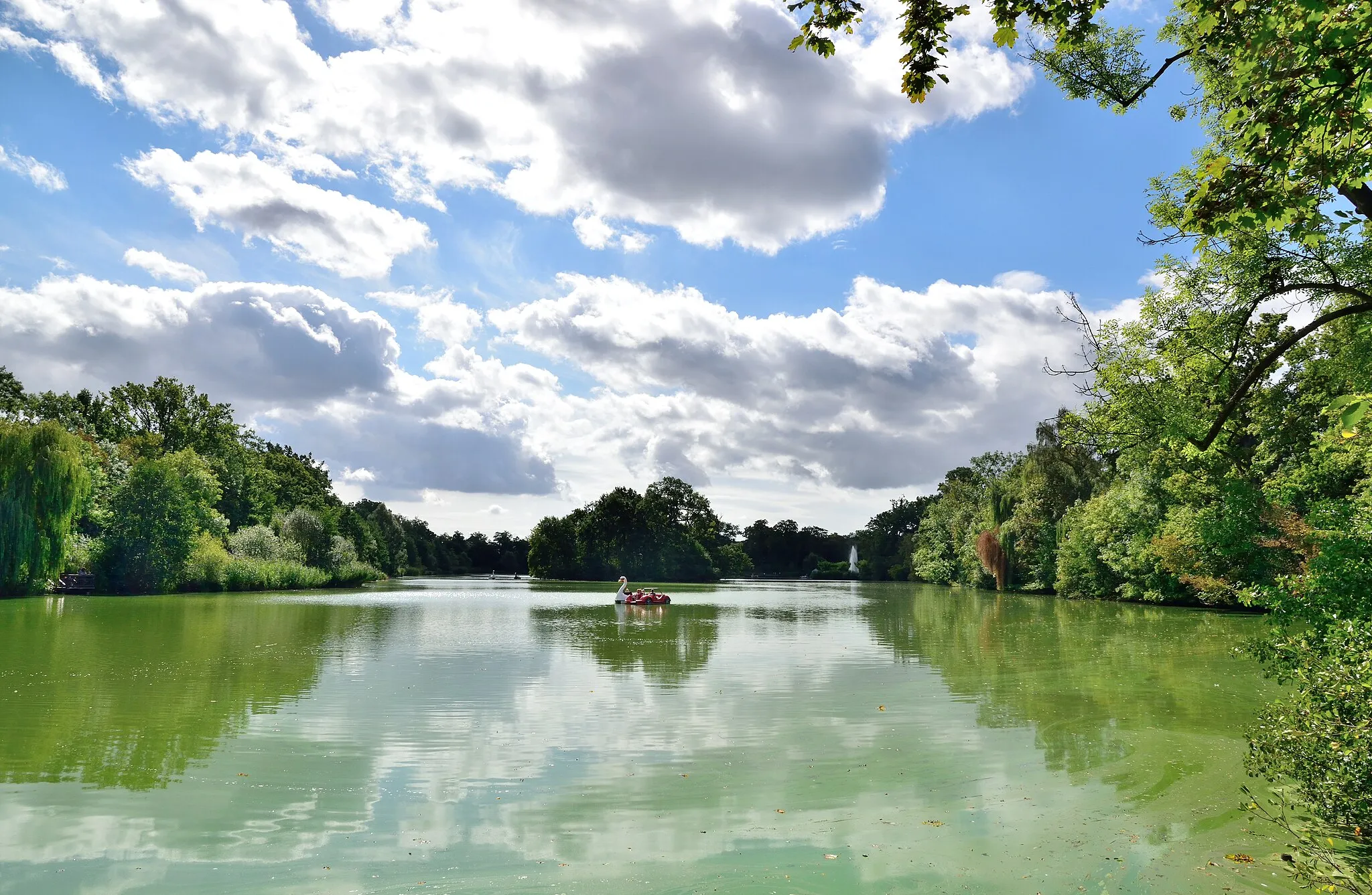 Photo showing: Der Große Teich im Kurpark Bad Nauheim