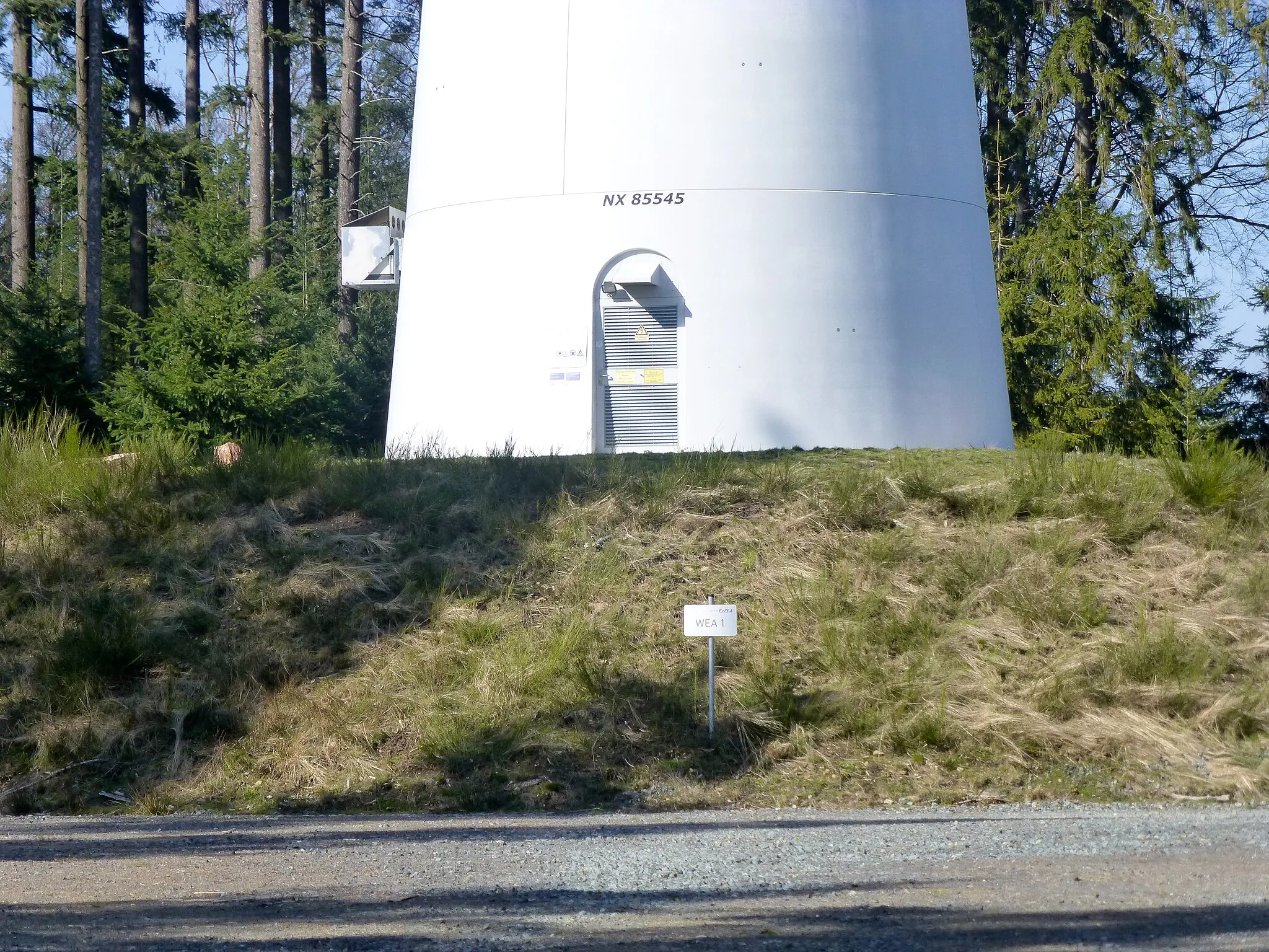Photo showing: Windkraftanlage WEA 1; Sockel das Bauwerks