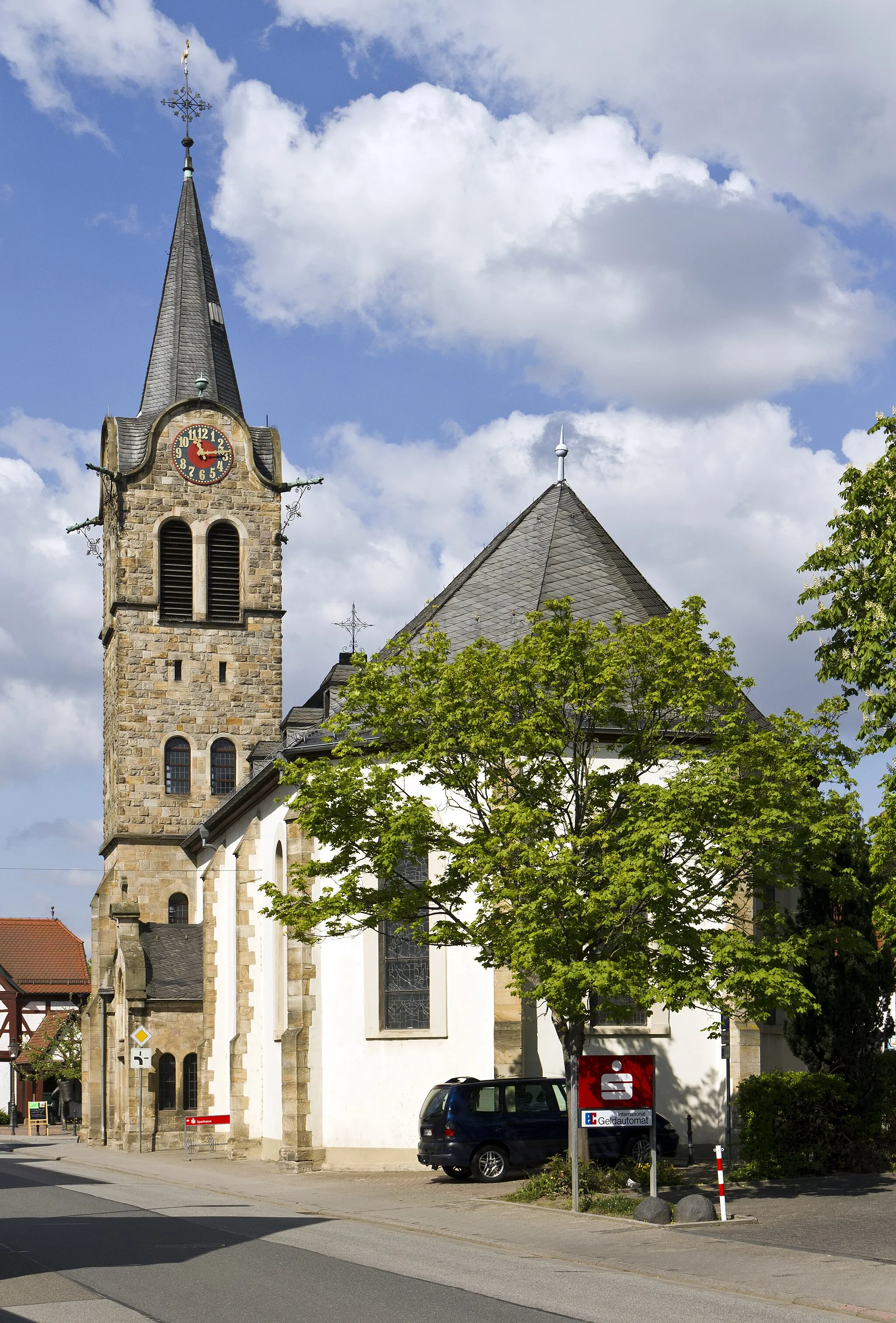 Photo showing: Groß-Gerau, Ortsteil Wallerstädten, evangelische Kirche