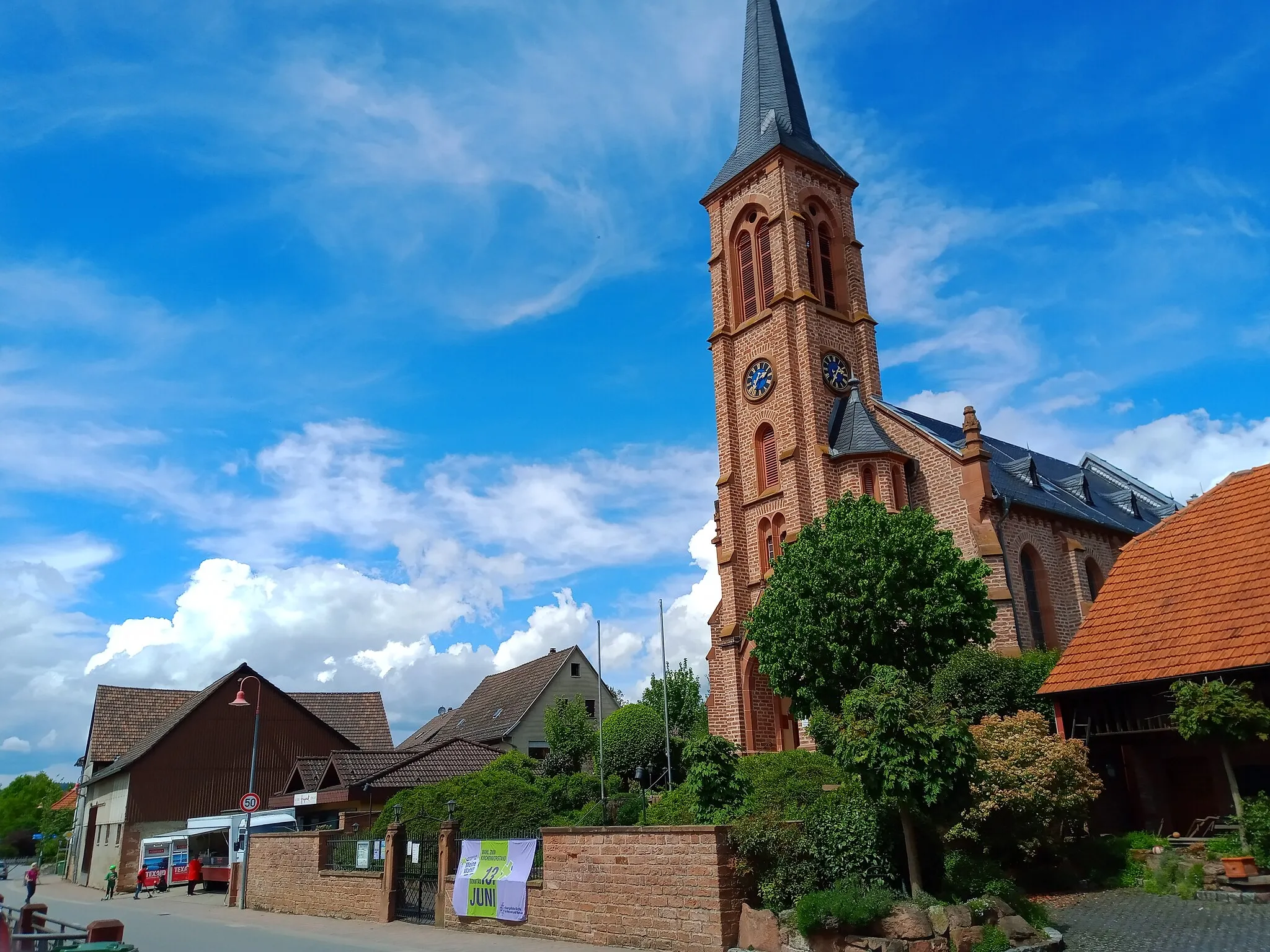 Photo showing: Evangelische Kirche Zotzenbach