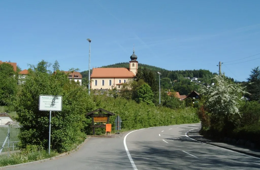 Photo showing: Church in Heiligkreuzsteinach