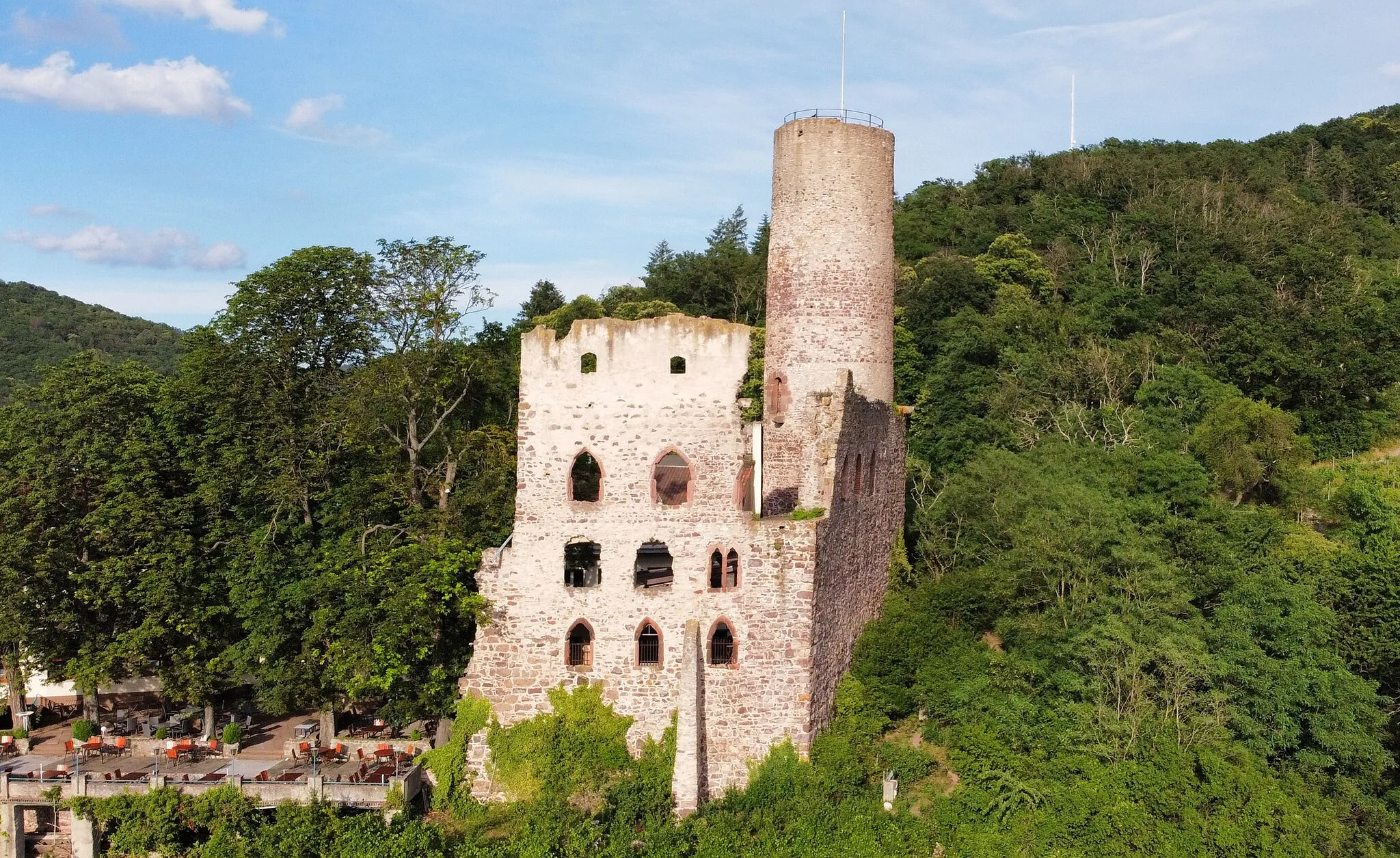 Photo showing: Blick auf die Strahlenburg