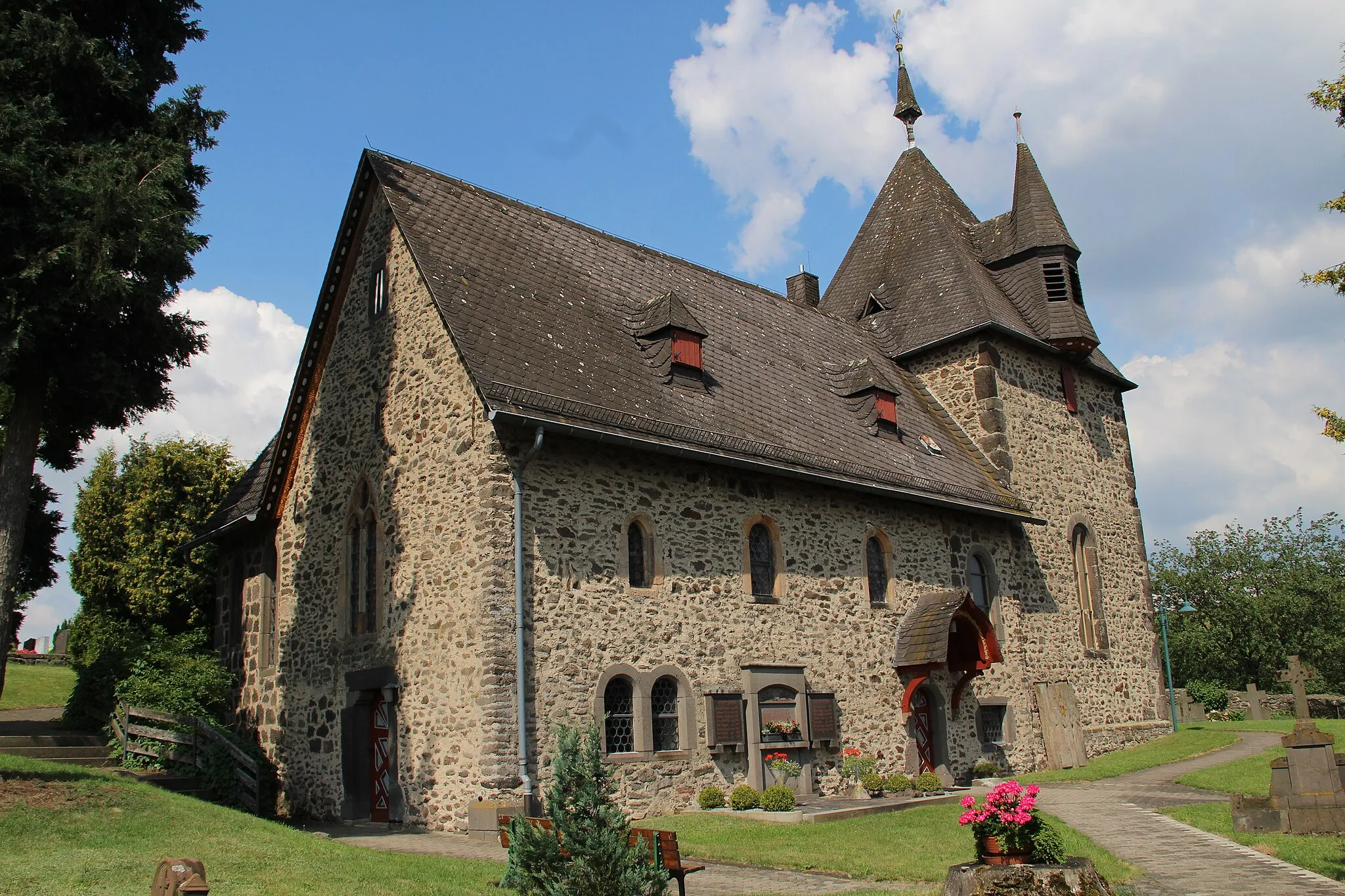 Photo showing: Evangelische Kirche Winnen (Allendorf/Lumda)
