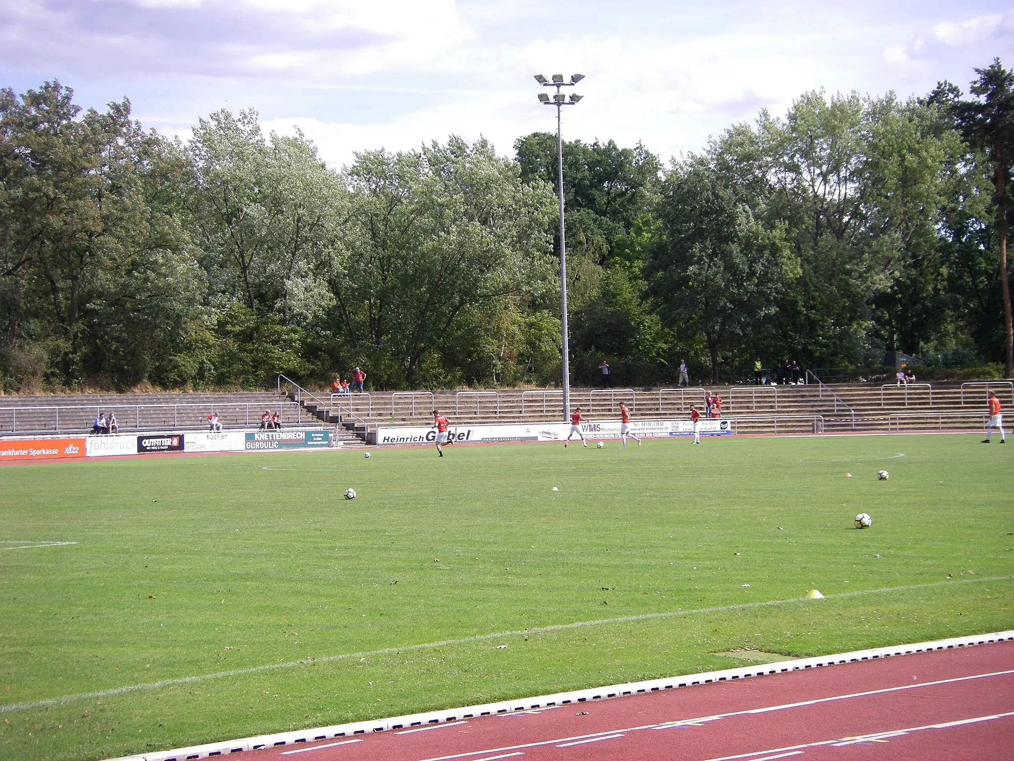 Photo showing: Stadium of SpVgg 03 Neu-Isenburg, near Frankfurt