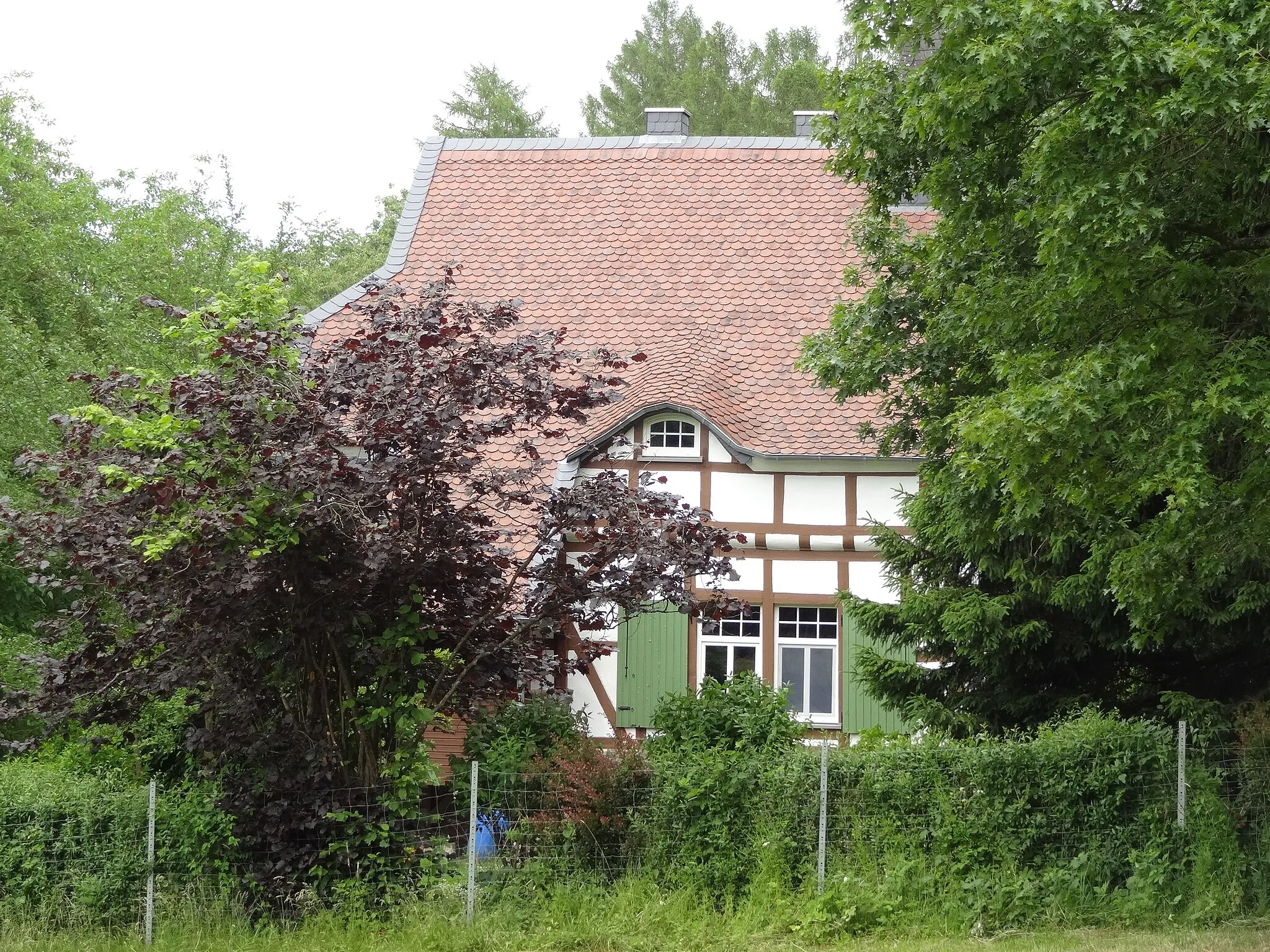 Photo showing: Jagdhaus Wolfslauf (Stornfels)