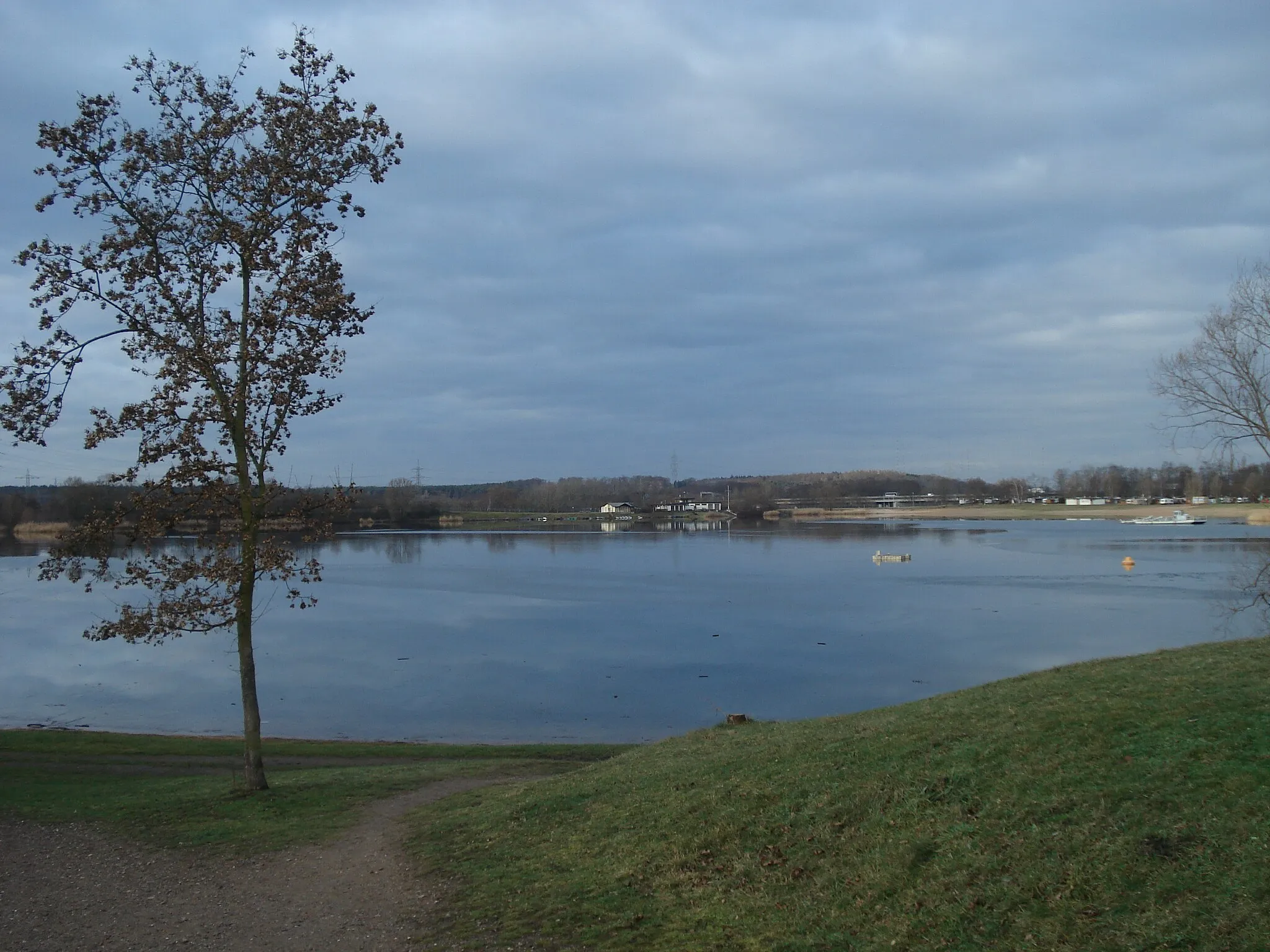 Photo showing: Der Mainparksee bei Mainaschaff