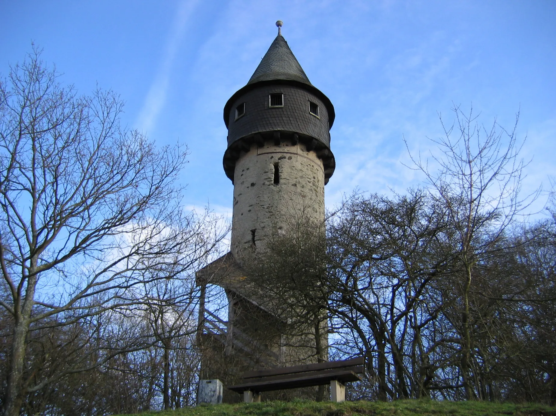 Photo showing: Brühlsbacher Warte ("Bleistift")