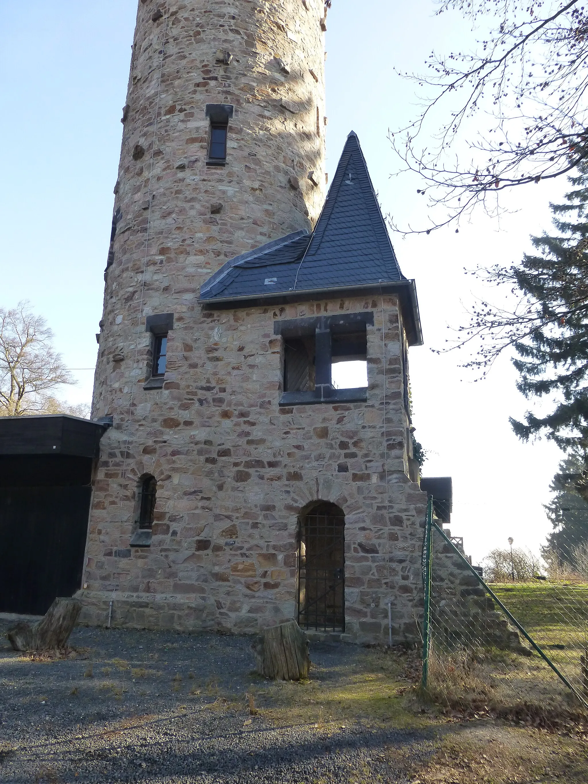 Photo showing: Kaiser-Wilhelm-Turm (Schläferskopf); Eingang