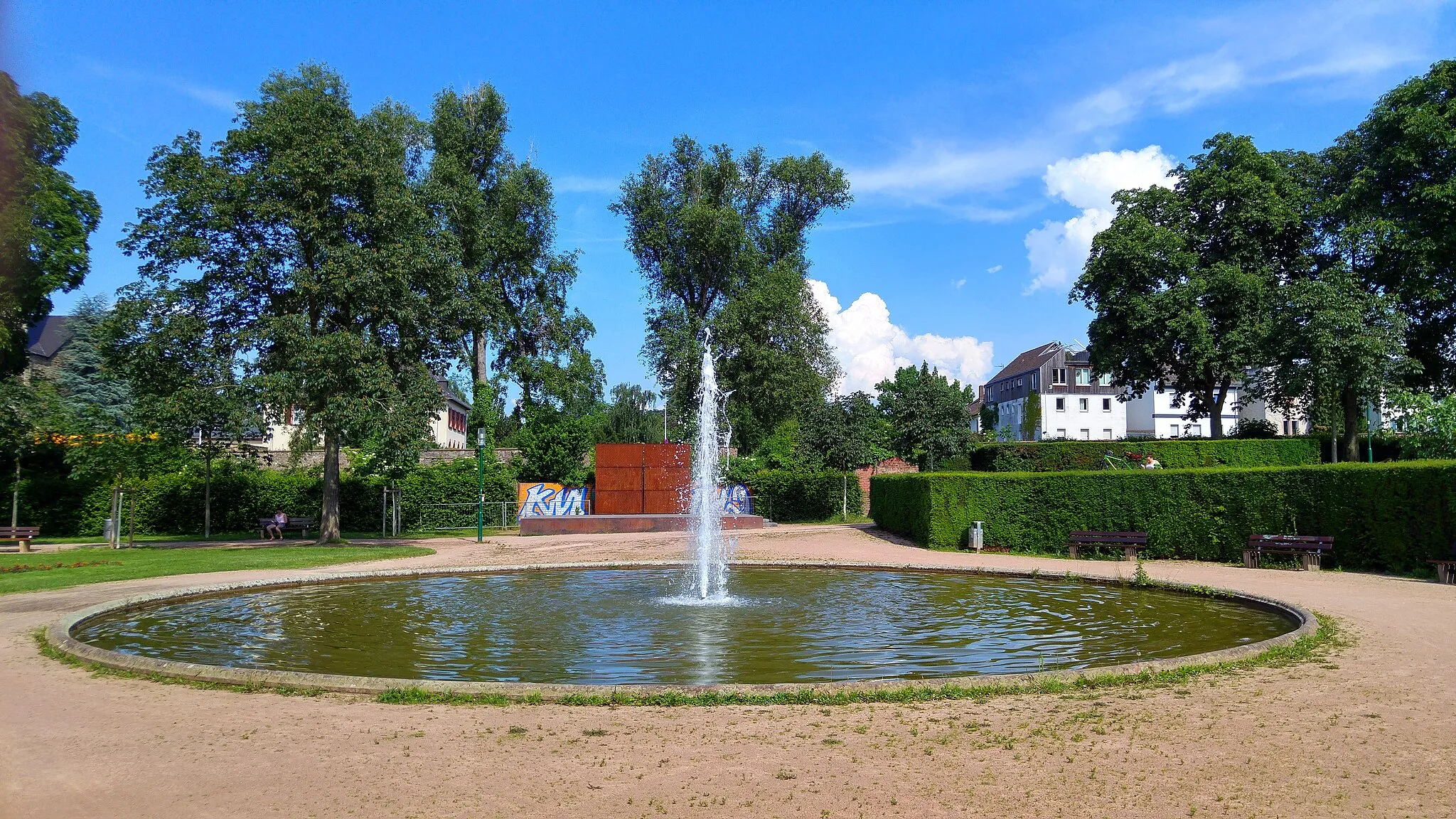 Photo showing: Darmstadt-Bessungen Orangery (Fountain I)