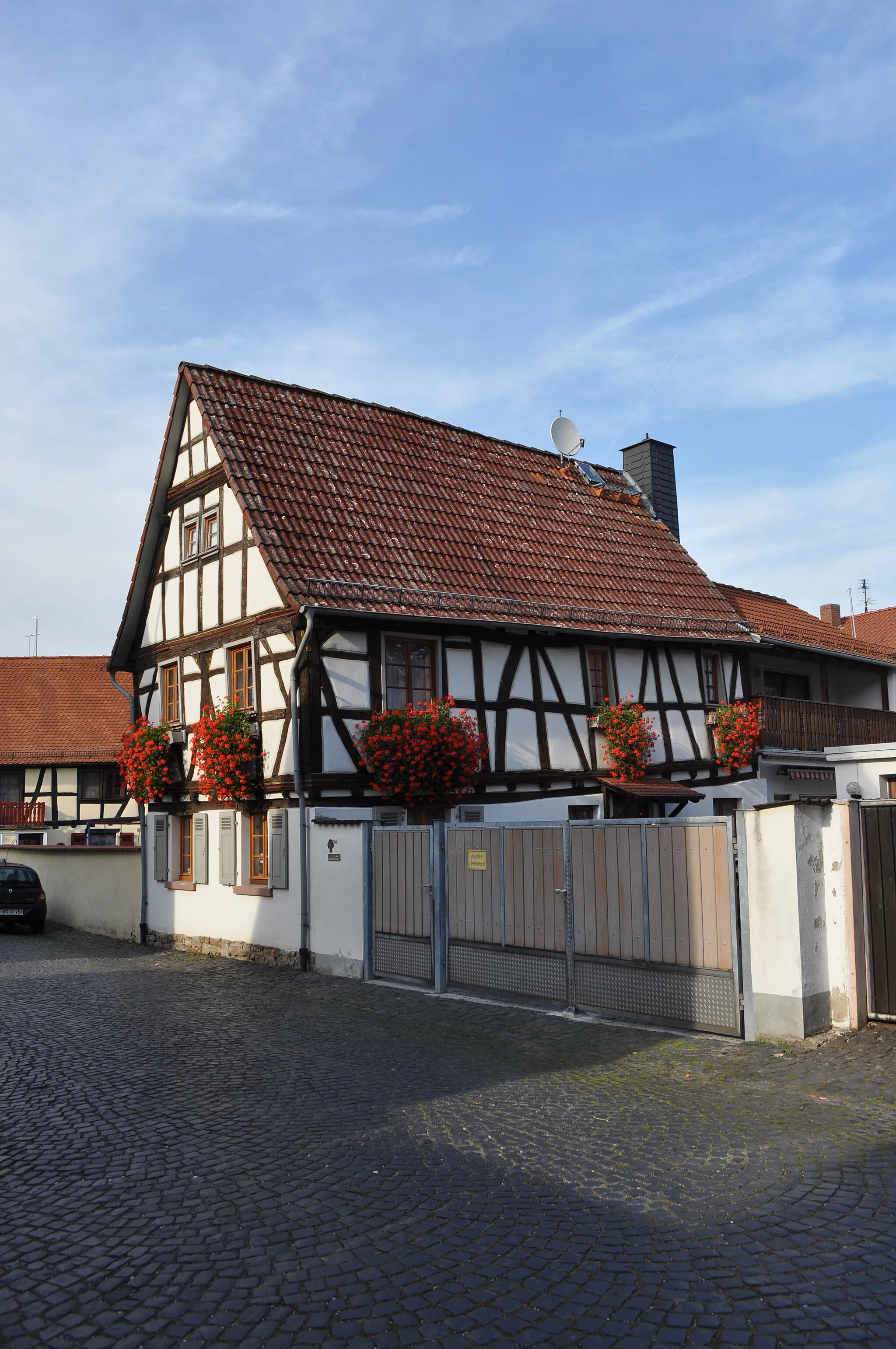 Photo showing: Denkmalgeschütztes Haus Frankenstrasse 23 in Nieder-Rosbach