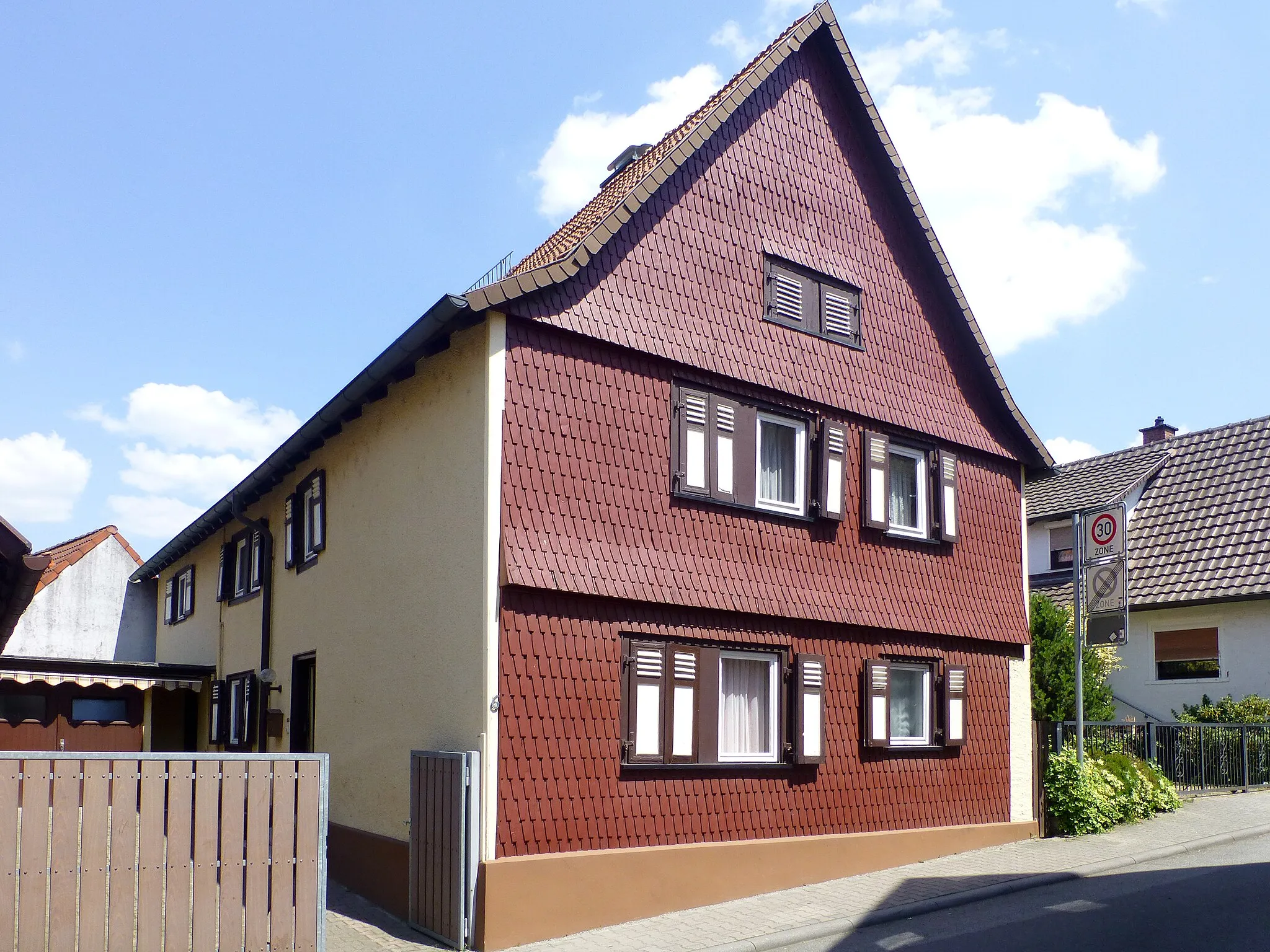 Photo showing: Alte jüdische Schule; Brunnengasse 6 in Rimbach