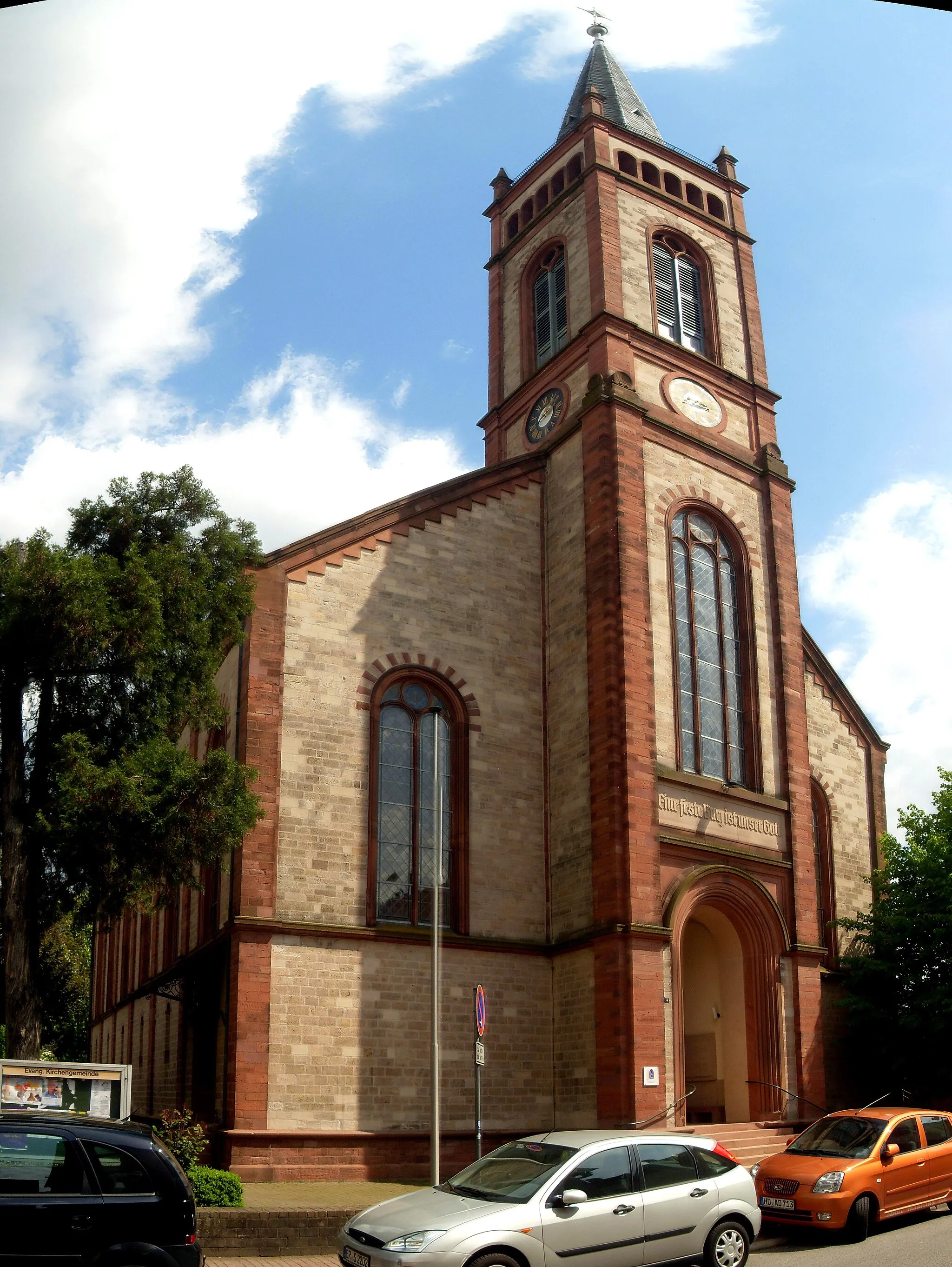 Photo showing: Heddesheim - Evangelische Kirchengemeinde