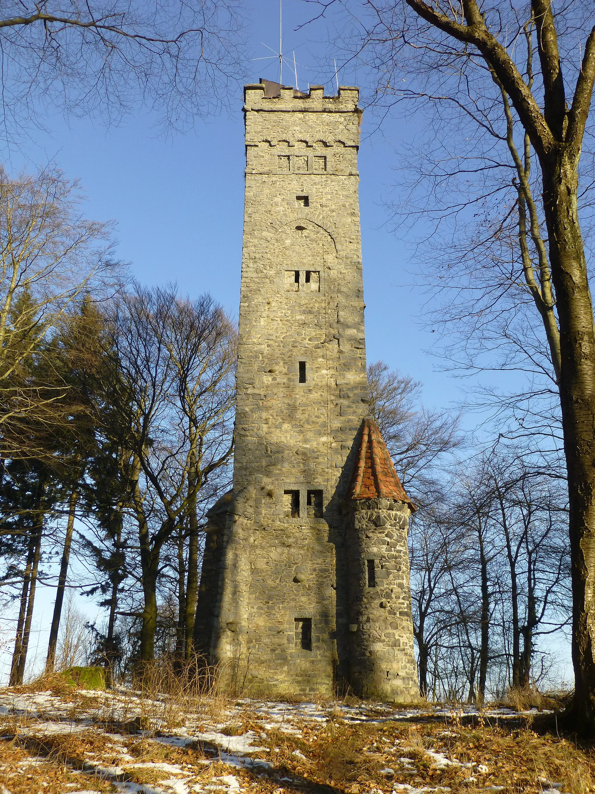Photo showing: Ohlyturm auf dem Felsberg; Ansicht von Süden