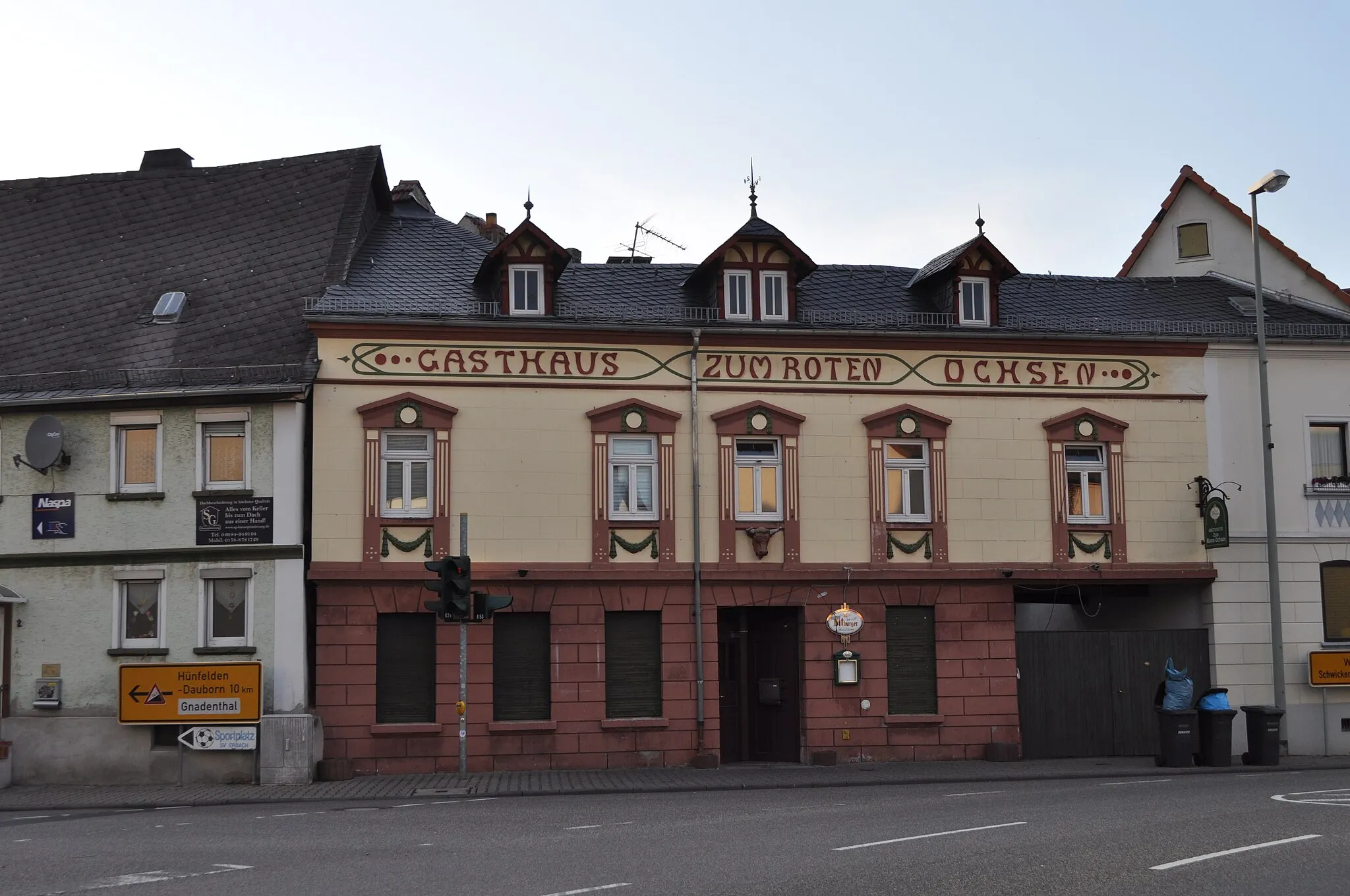 Photo showing: Erbach, Limburger Straße 151, Gasthof Roter Ochse