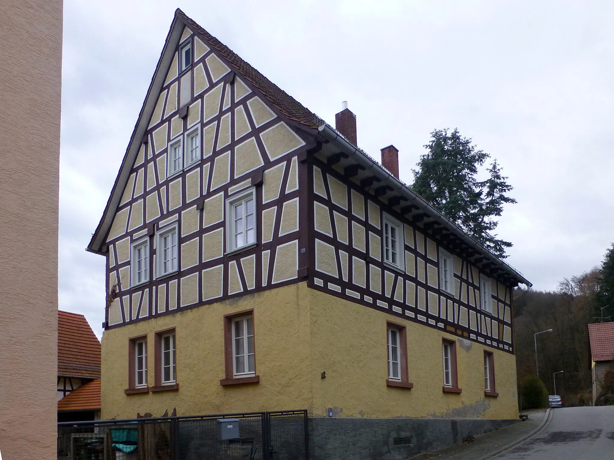 Photo showing: This is a picture of the Hessian Kulturdenkmal (cultural monument) with the ID