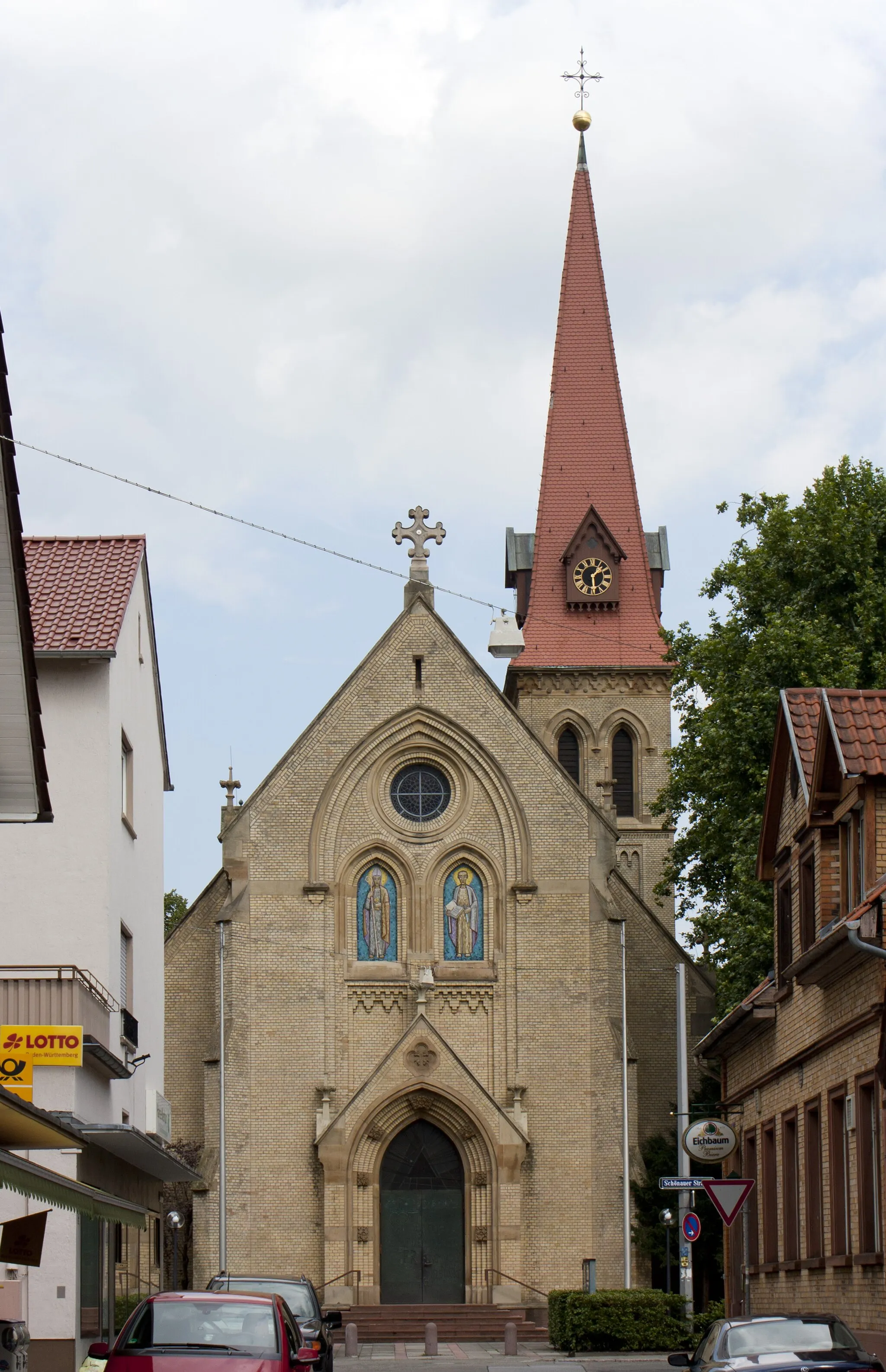 Photo showing: Mannheim-Sandhofen, St.-Bartholomäus-Kirche