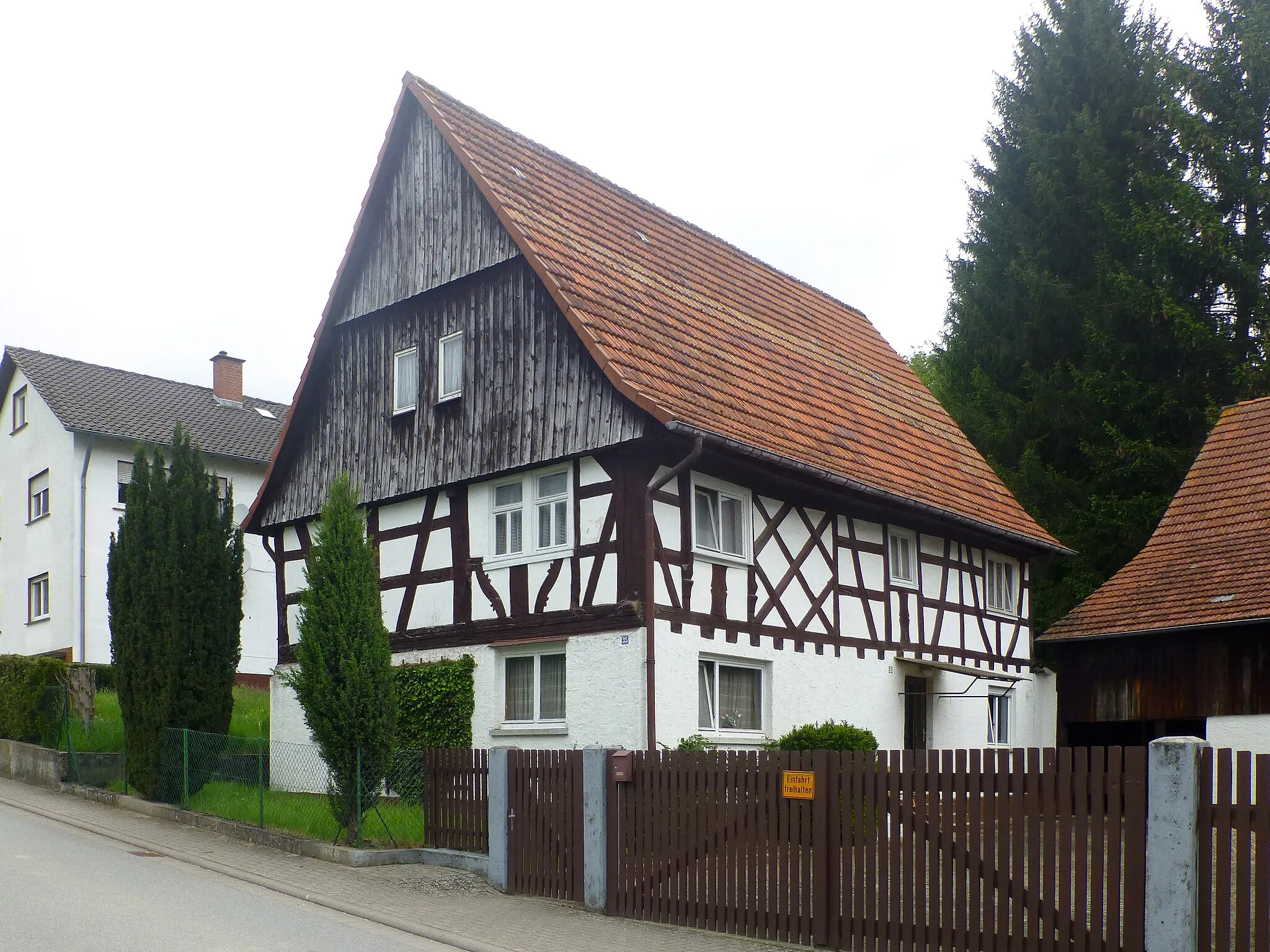 Photo showing: Haus Bauer, Ortsstraße 35 in Lauten-Weschnitz
