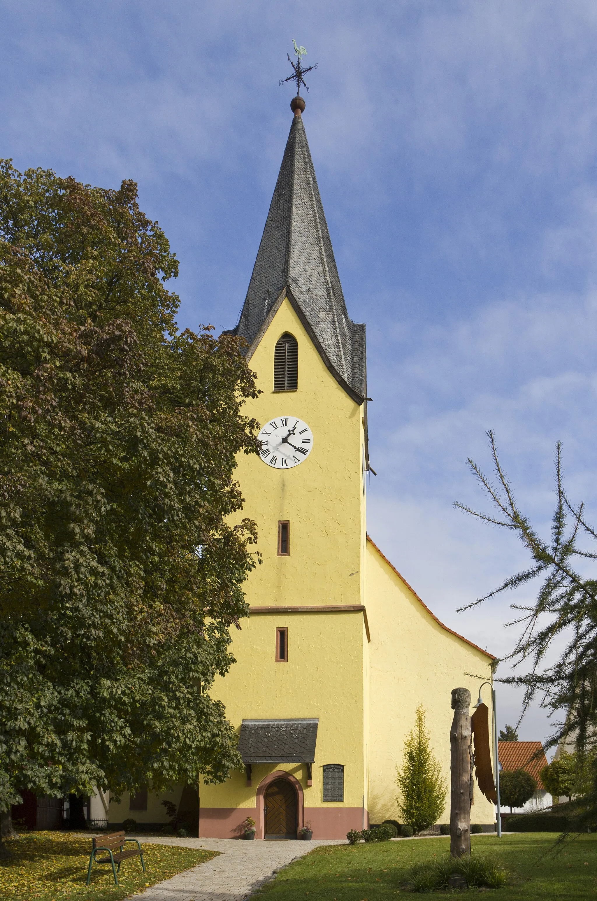 Photo showing: Maintal, Stadtteil Wachenbuchen, evangelische Kirche