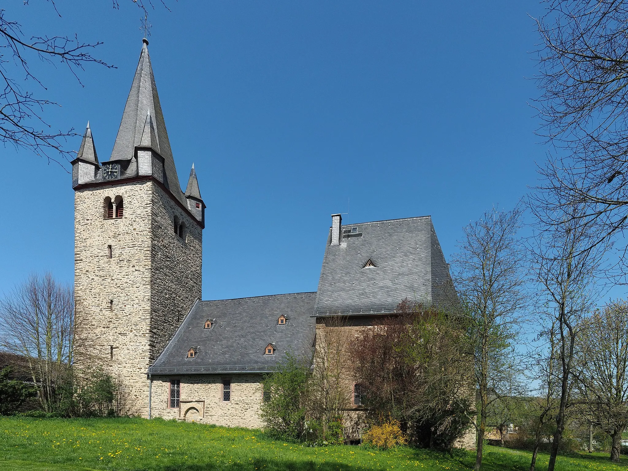 Photo showing: Protestant church of Breithardt, Hohenstein, Hesse, Germany