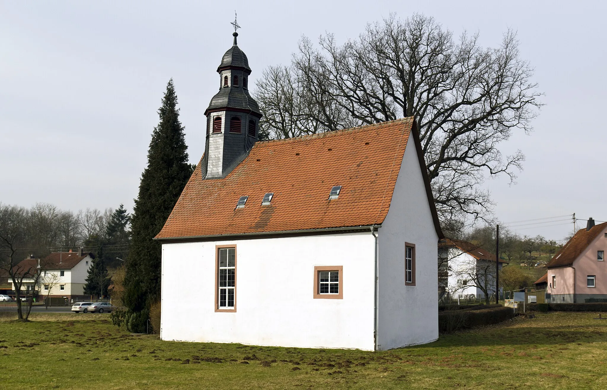 Photo showing: Gründau, Gemeindeteil Hain-Gründau, Laurentiuskapelle