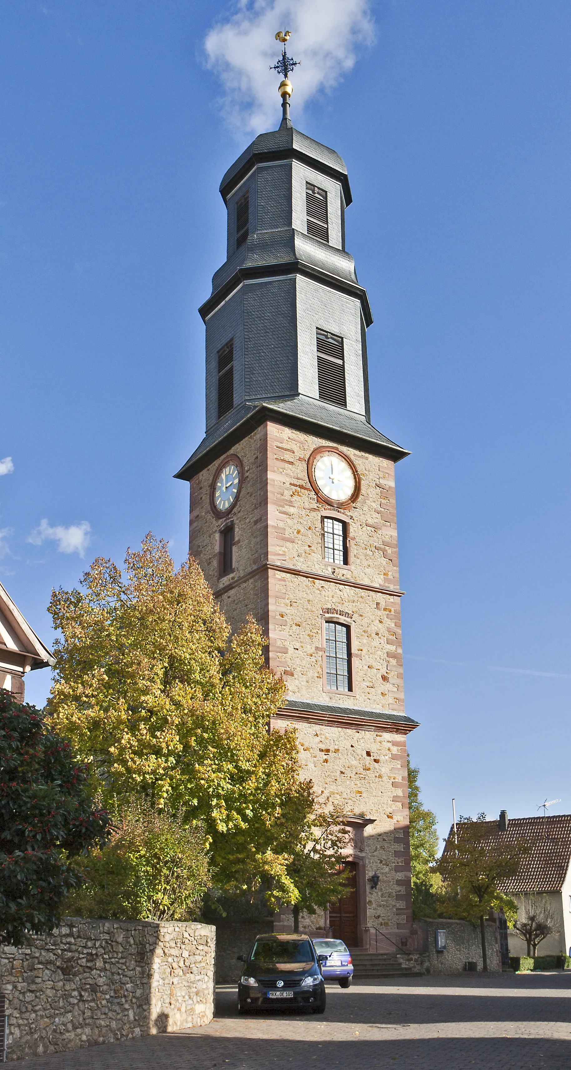 Photo showing: Rodenbach (Main-Kinzig-Kreis), Ortsteil Niederrodenbach, evangelische Kirche