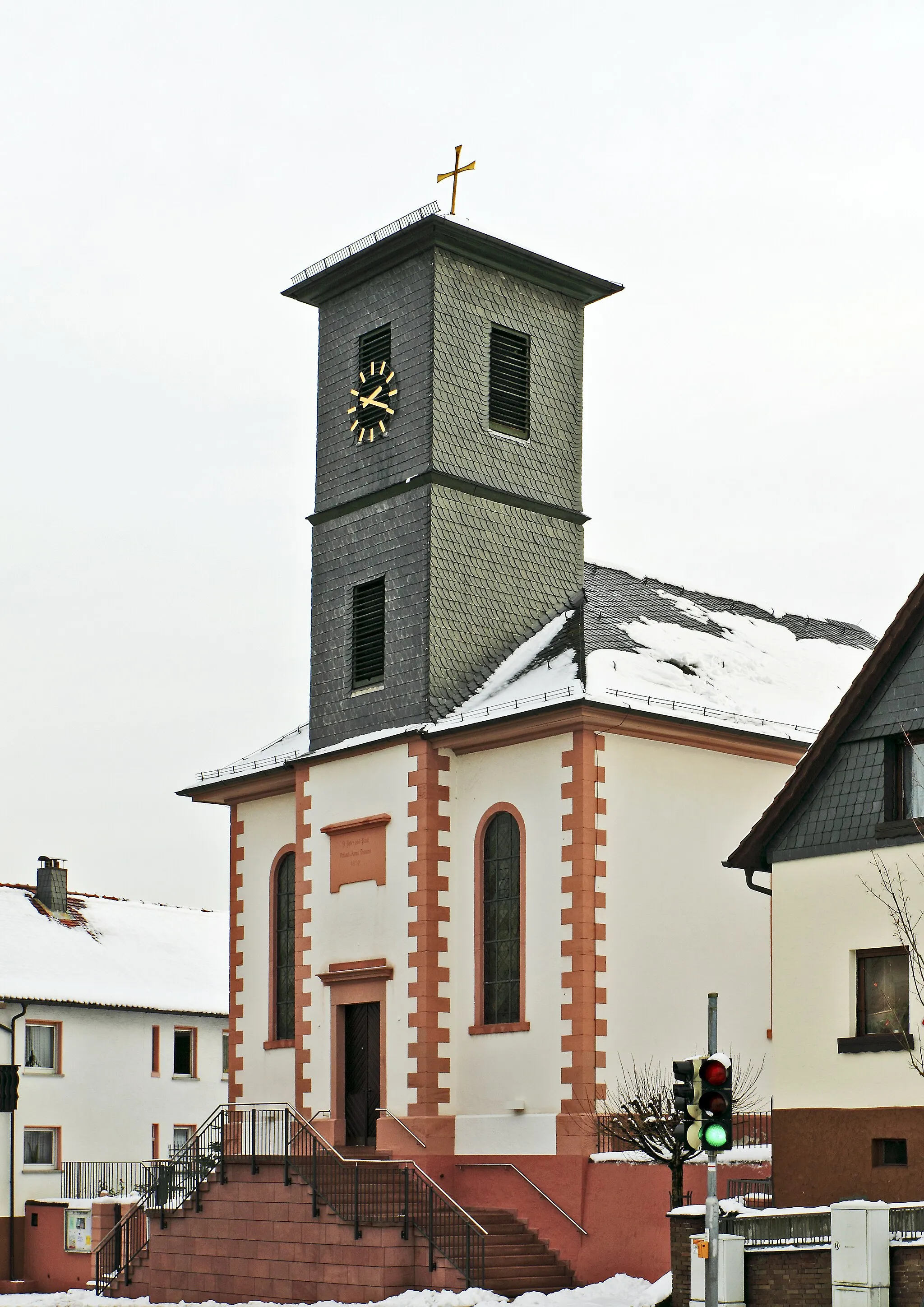 Photo showing: Rodenbach (Main-Kinzig-Kreis), Ortsteil Oberrodenbach, Katholische Kirche St. Peter und Paul