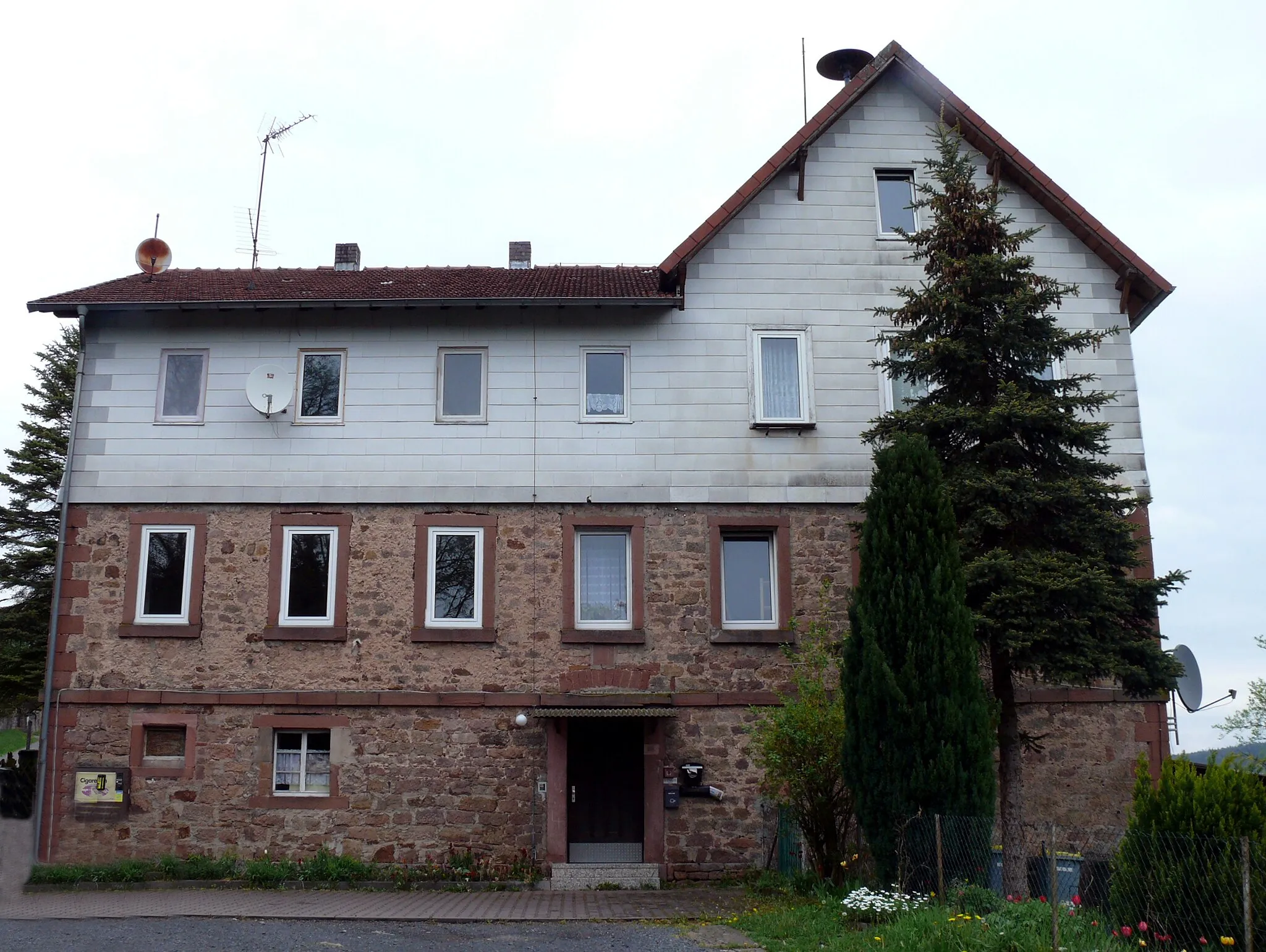 Photo showing: Hesseldorf - Altes Schulhaus von 1837