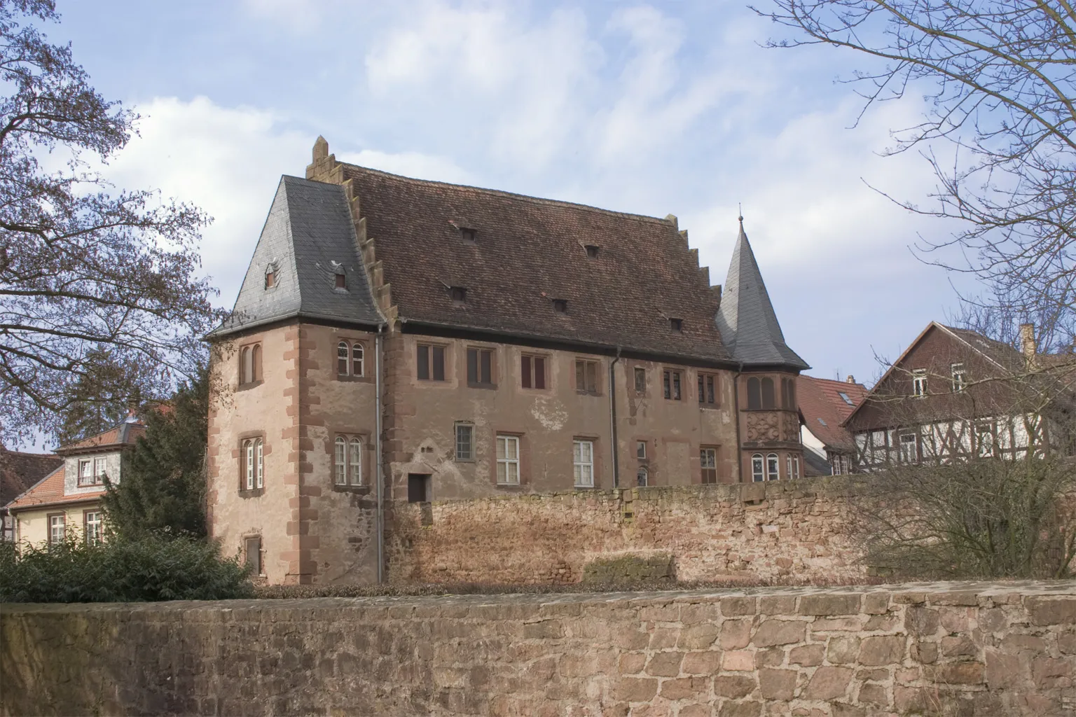 Photo showing: Steinernes Haus in Büdingen aus süd-östlicher Richtung