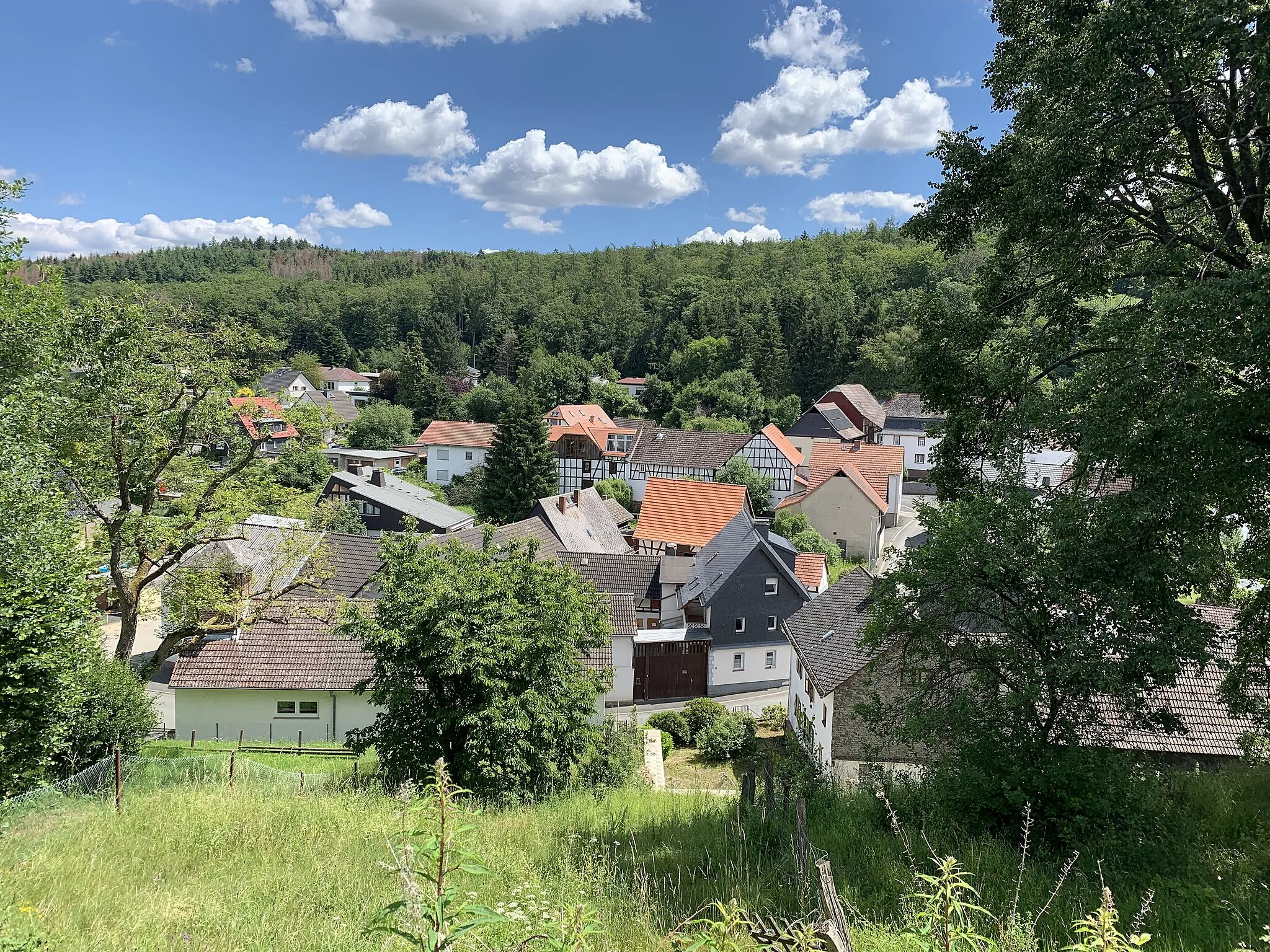 Photo showing: Cratzenbach, Blick aufs Dorf
