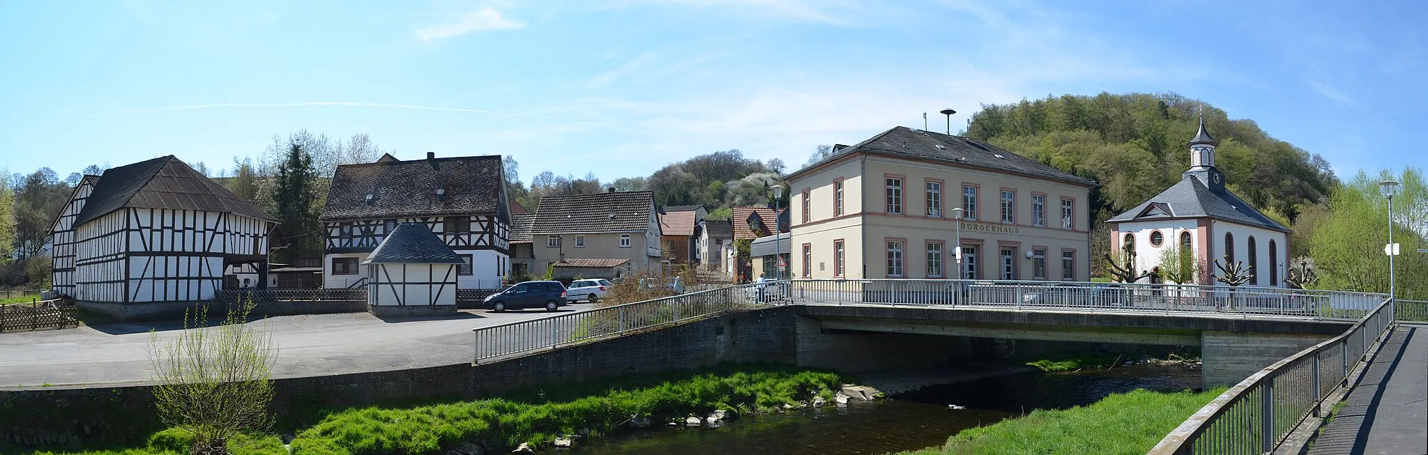 Photo showing: Ernsthausen, Panorama