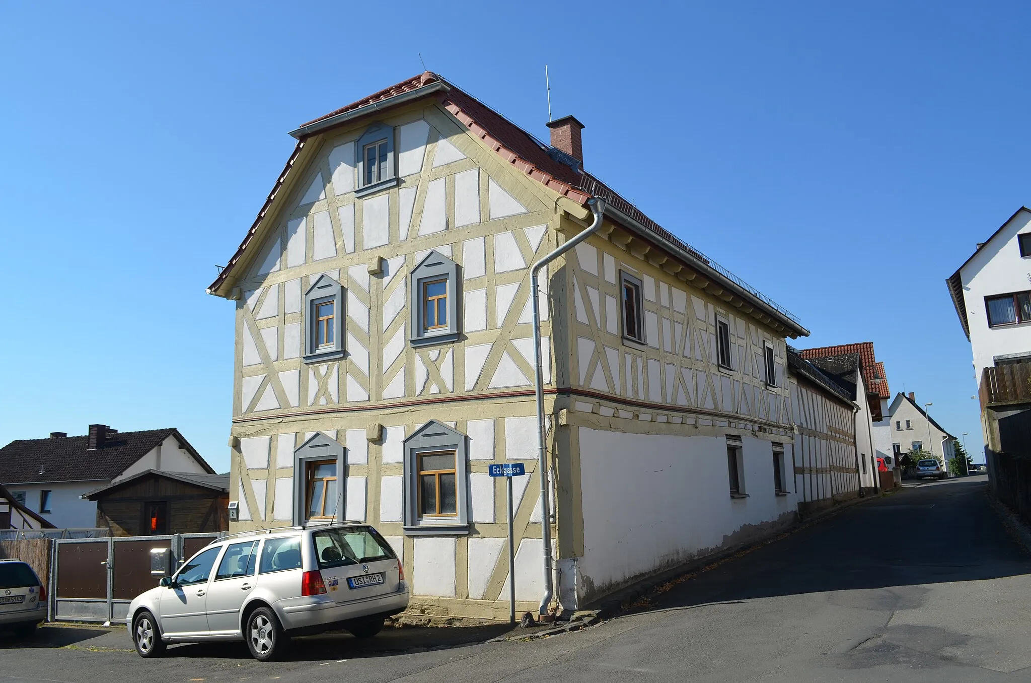 Photo showing: Mönstadt, Eckgasse