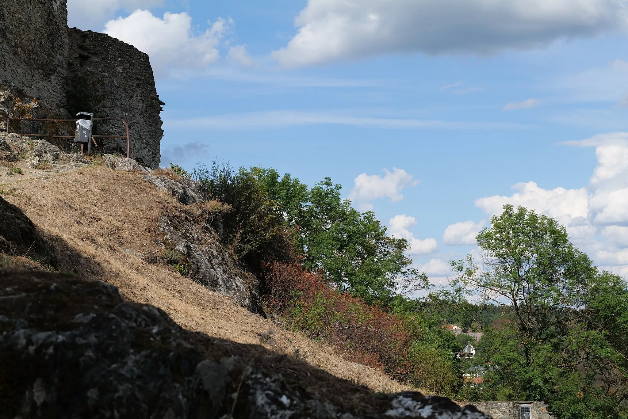 Photo showing: Burg Falkenstein im Taunus am 18. August 2020.