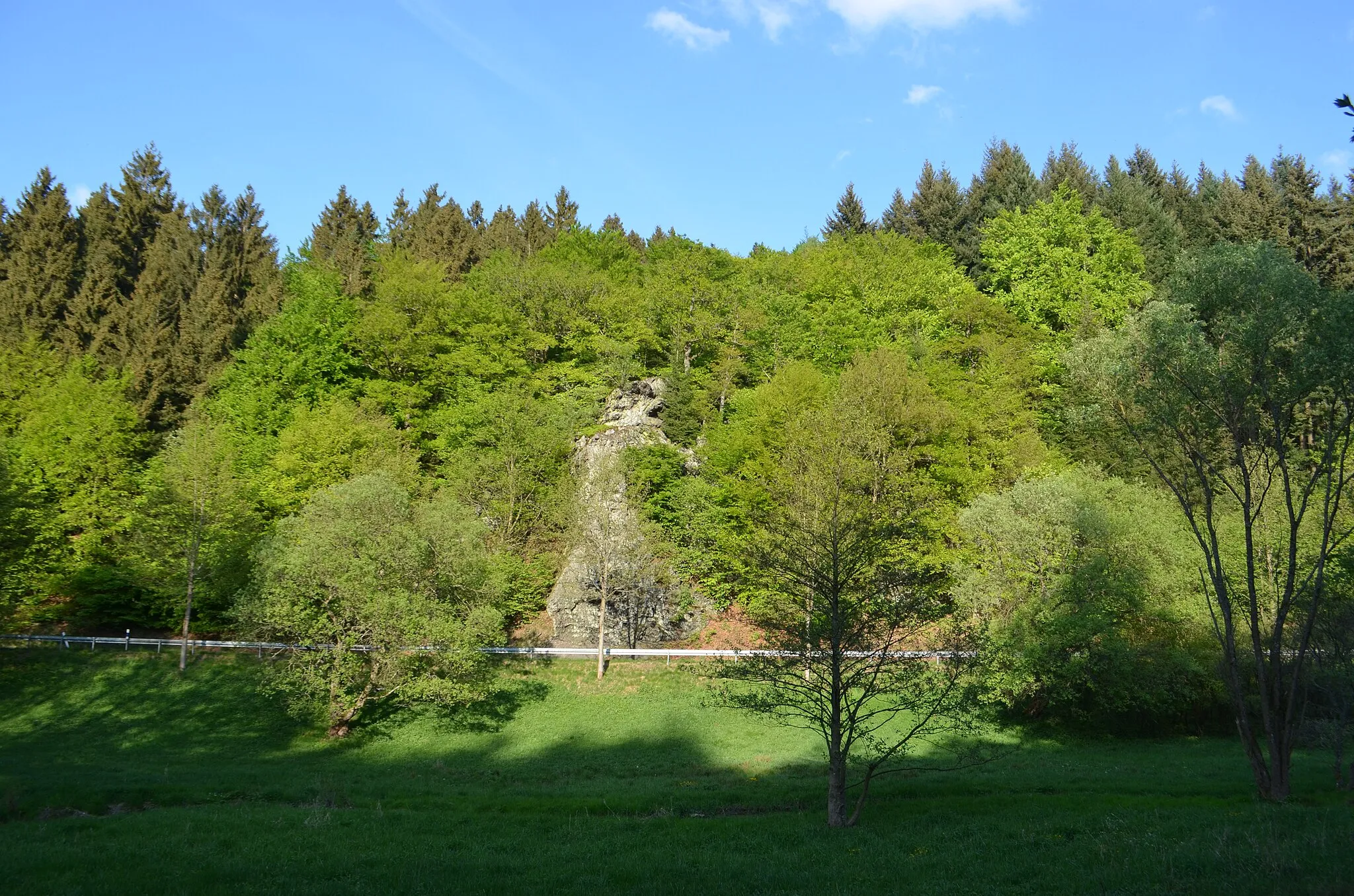 Photo showing: Oberreifenberg, Hohelai von der Grillhütte im Weiltal aus