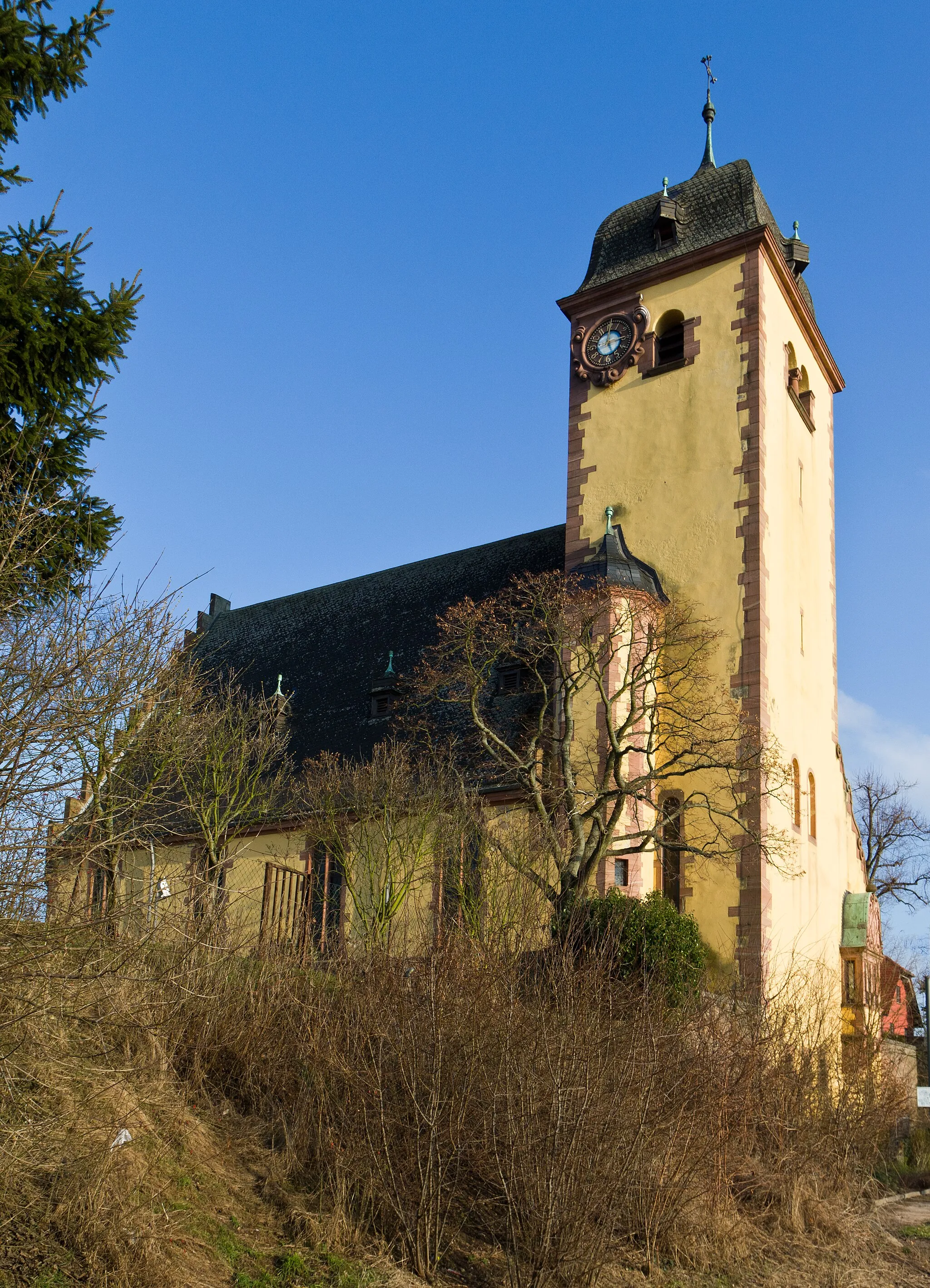 Photo showing: Hanau, Stadtteil Großauheim, Gustav-Adolf-Kirche