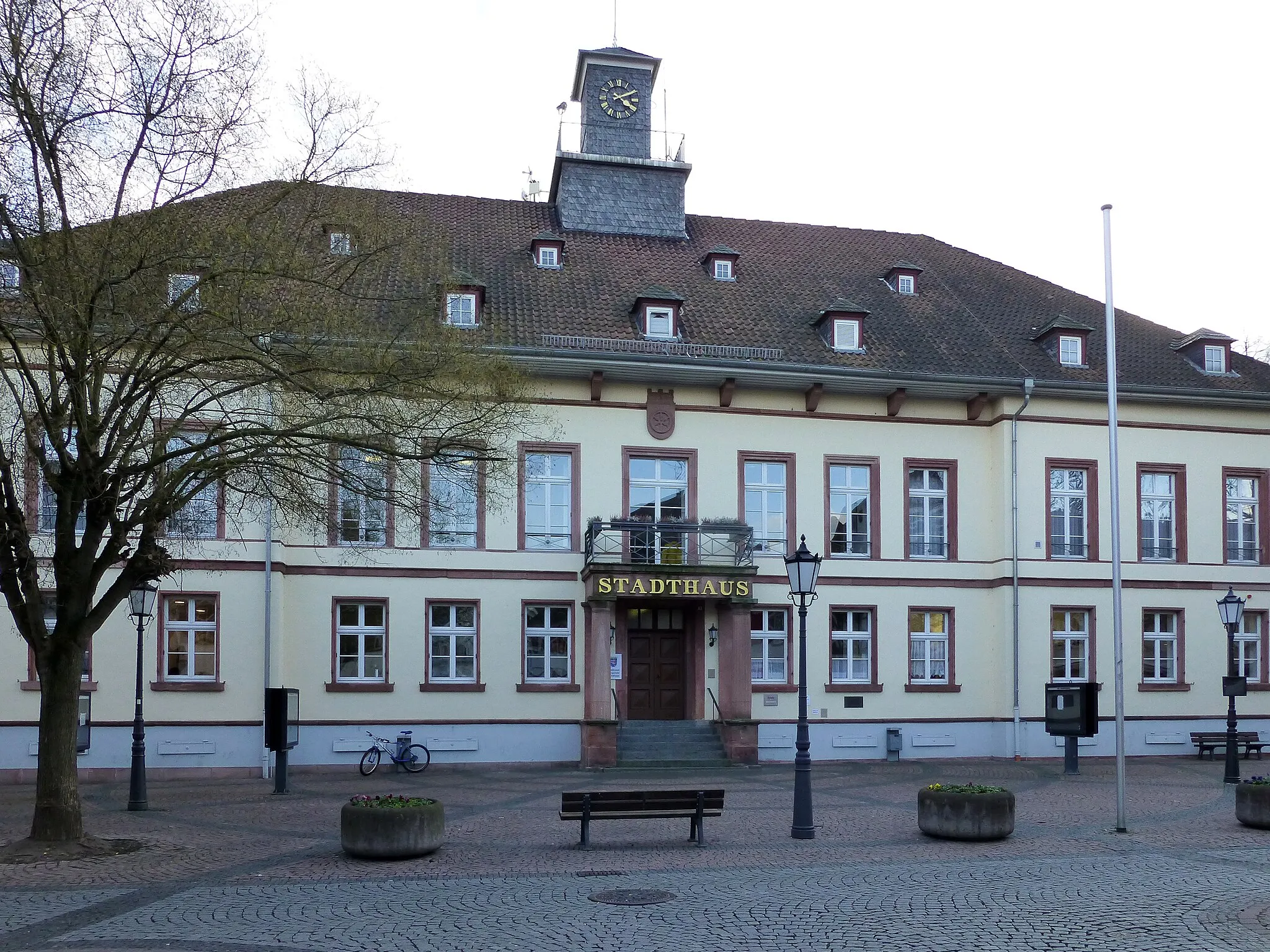 Photo showing: Stadthaus (Rathaus) in Gernsheim