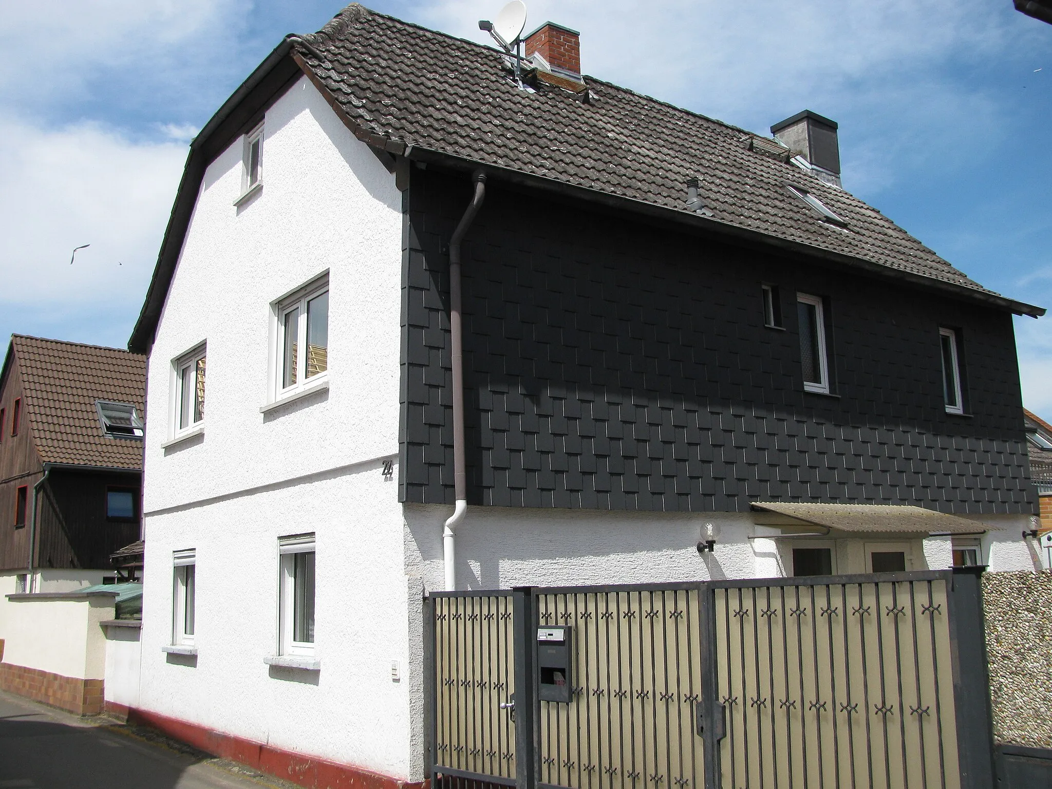 Photo showing: das Haus Holzhäusergasse 22 in Messel