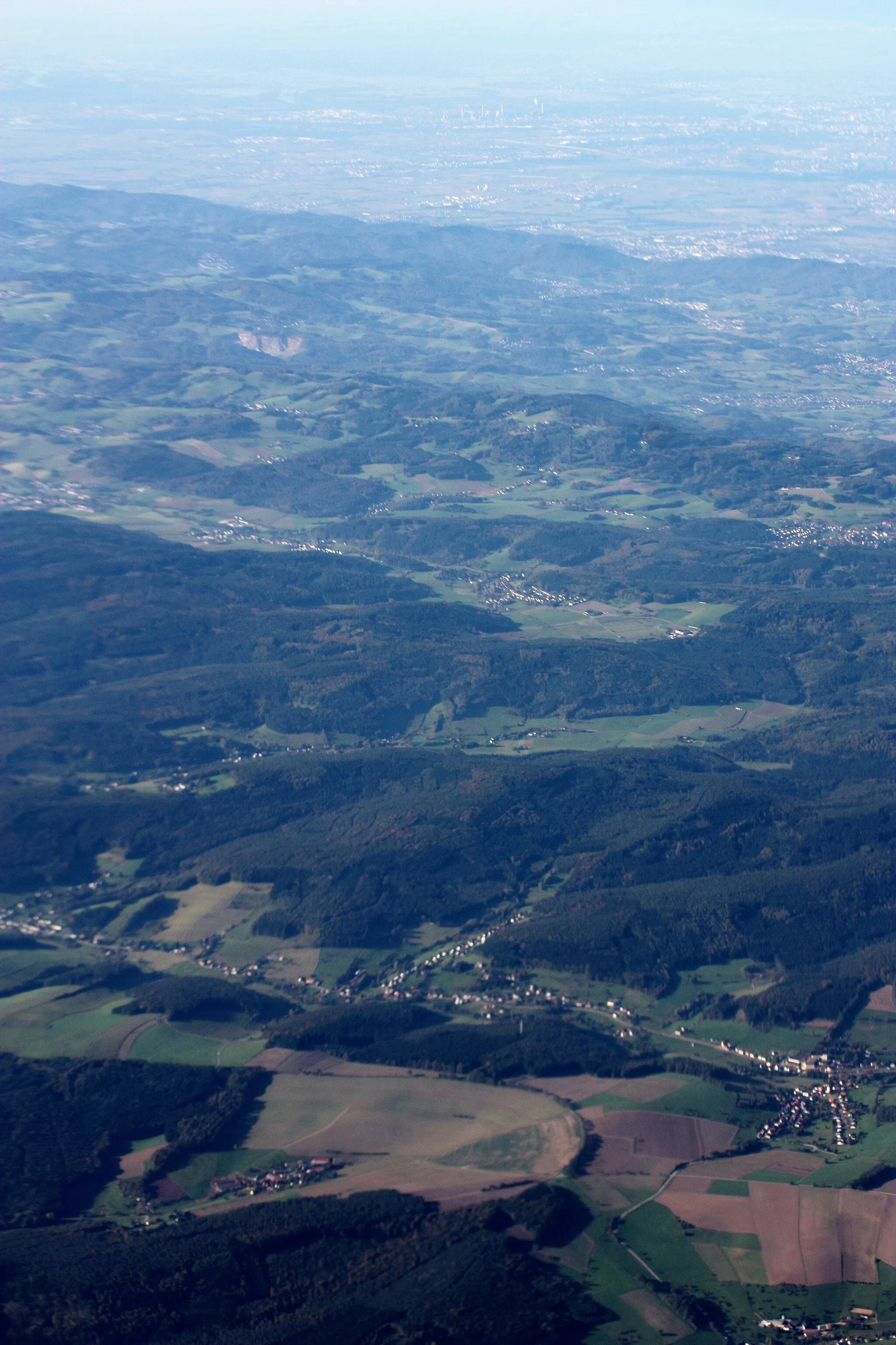 Photo showing: 1 Flug von Frankfurt/Main nach Sofia; Start 10:12 MEZ; Landung 13:06 MEZ; Oktober 2010