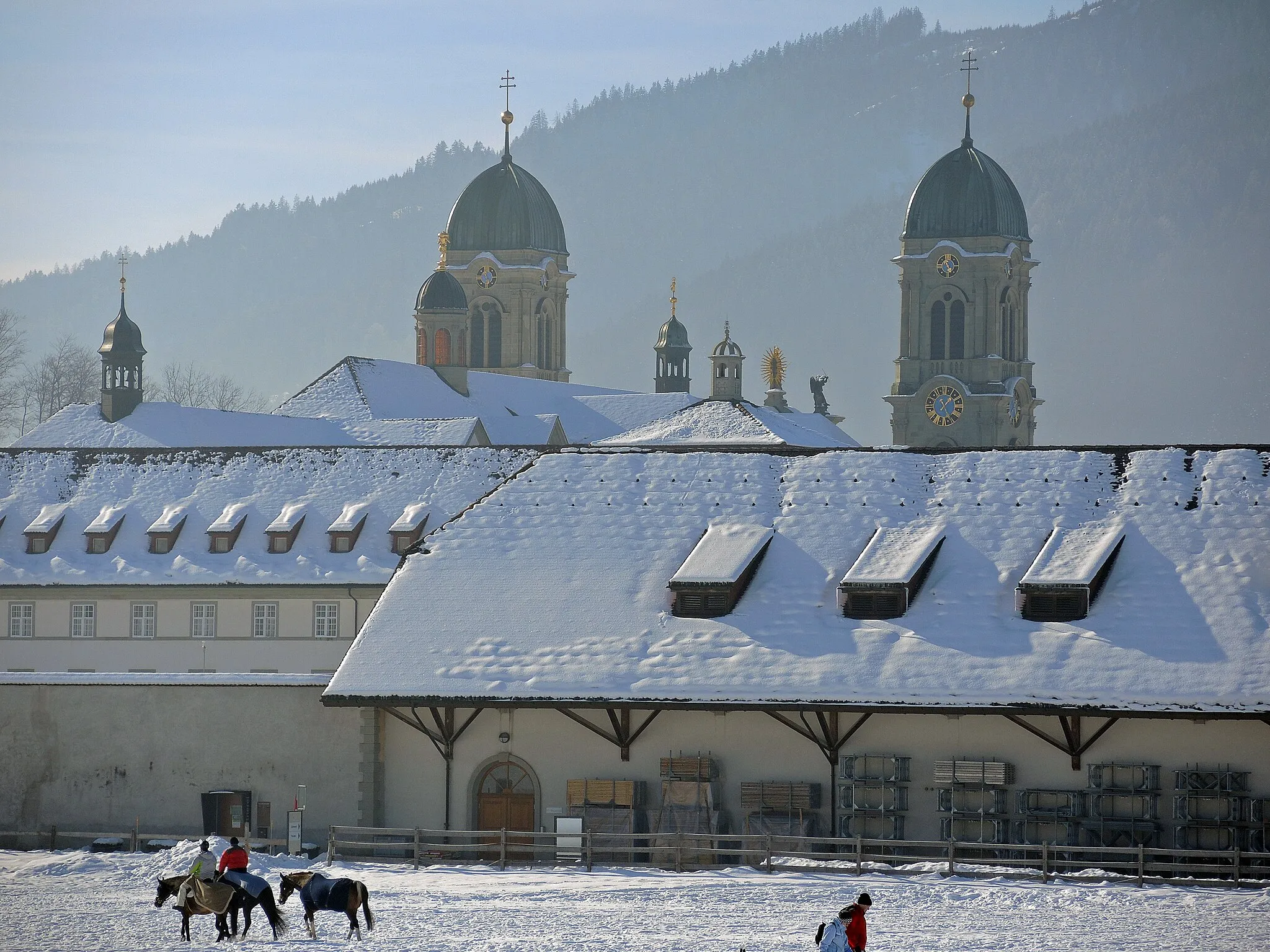 Photo showing: Kloster Einsiedeln in Einsiedeln (Switzerland)