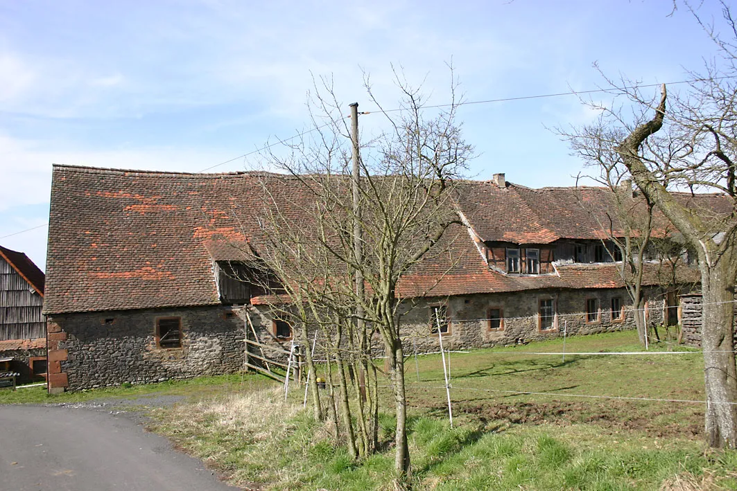 Photo showing: Rinderbügener Hof in Rinderbügen, Büdingen