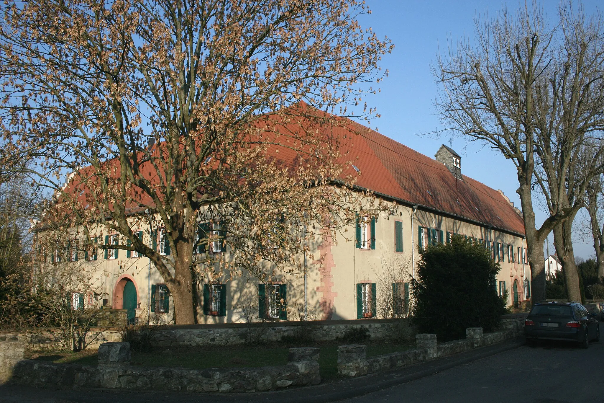 Photo showing: Deutschordensschloss Kloppenheim, Ansicht von Südwesten