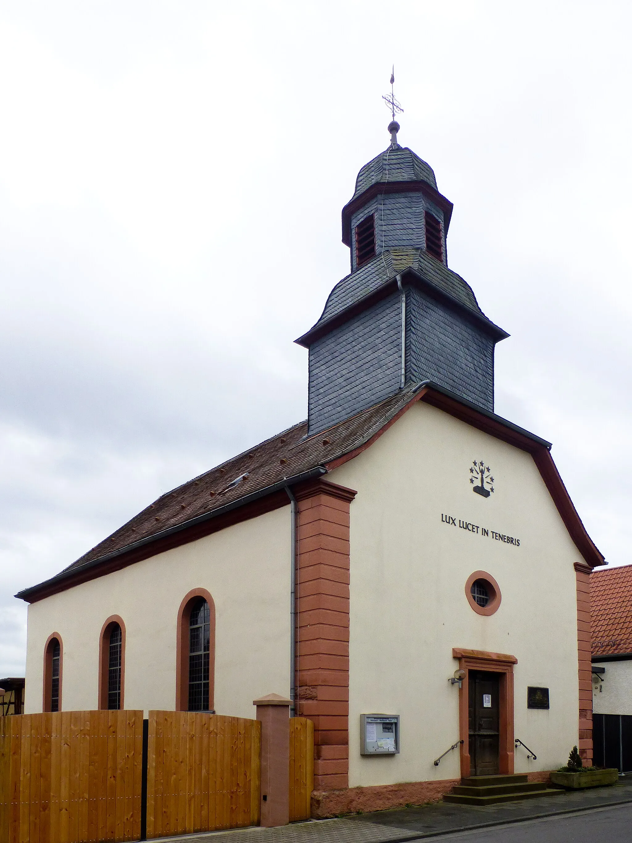 Photo showing: Waldenserkirche in Wembach, einem Ortsteil von Ober-Ramstadt