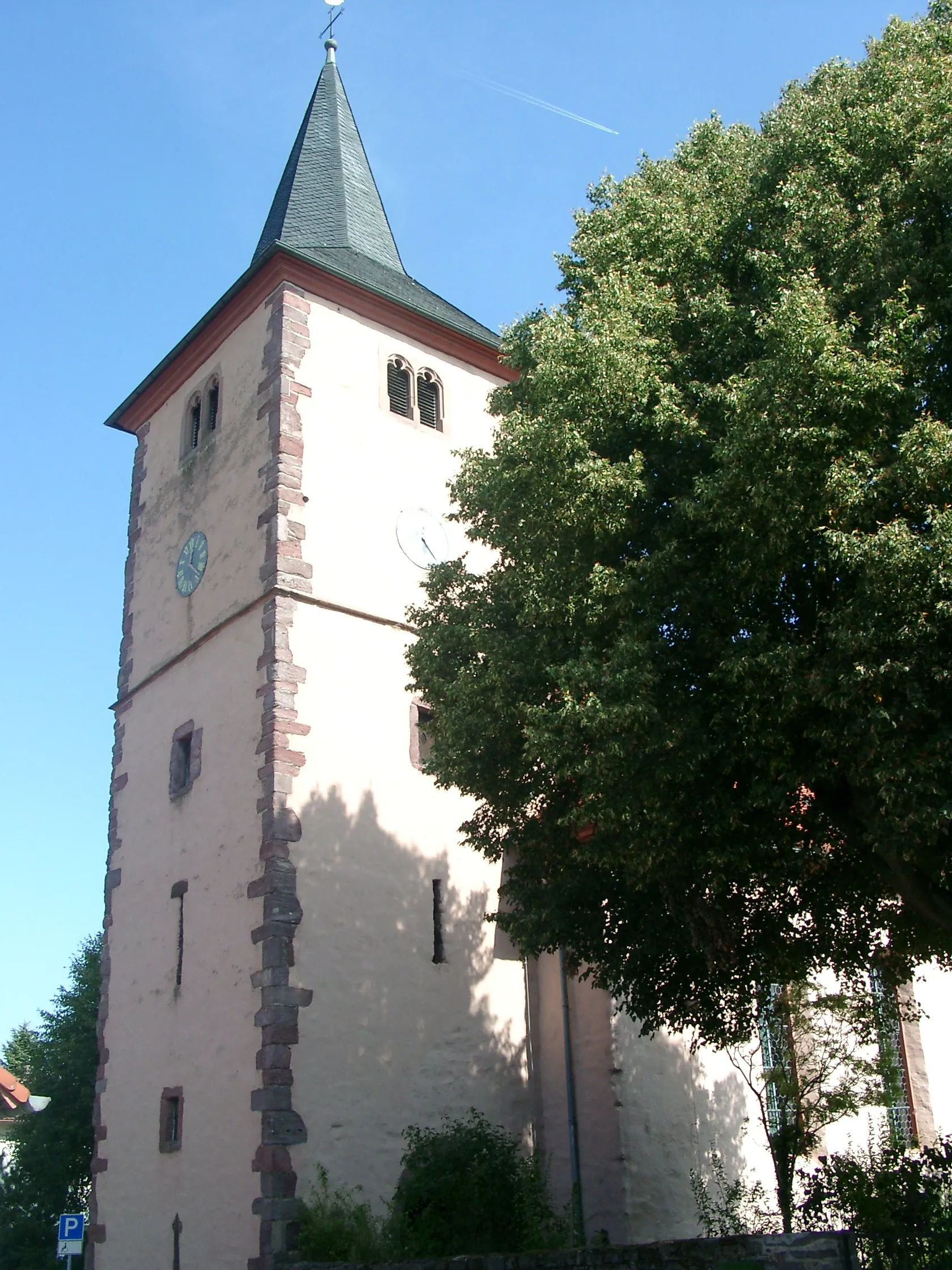 Photo showing: Evangelische Kirche in Dreieich Offenthal