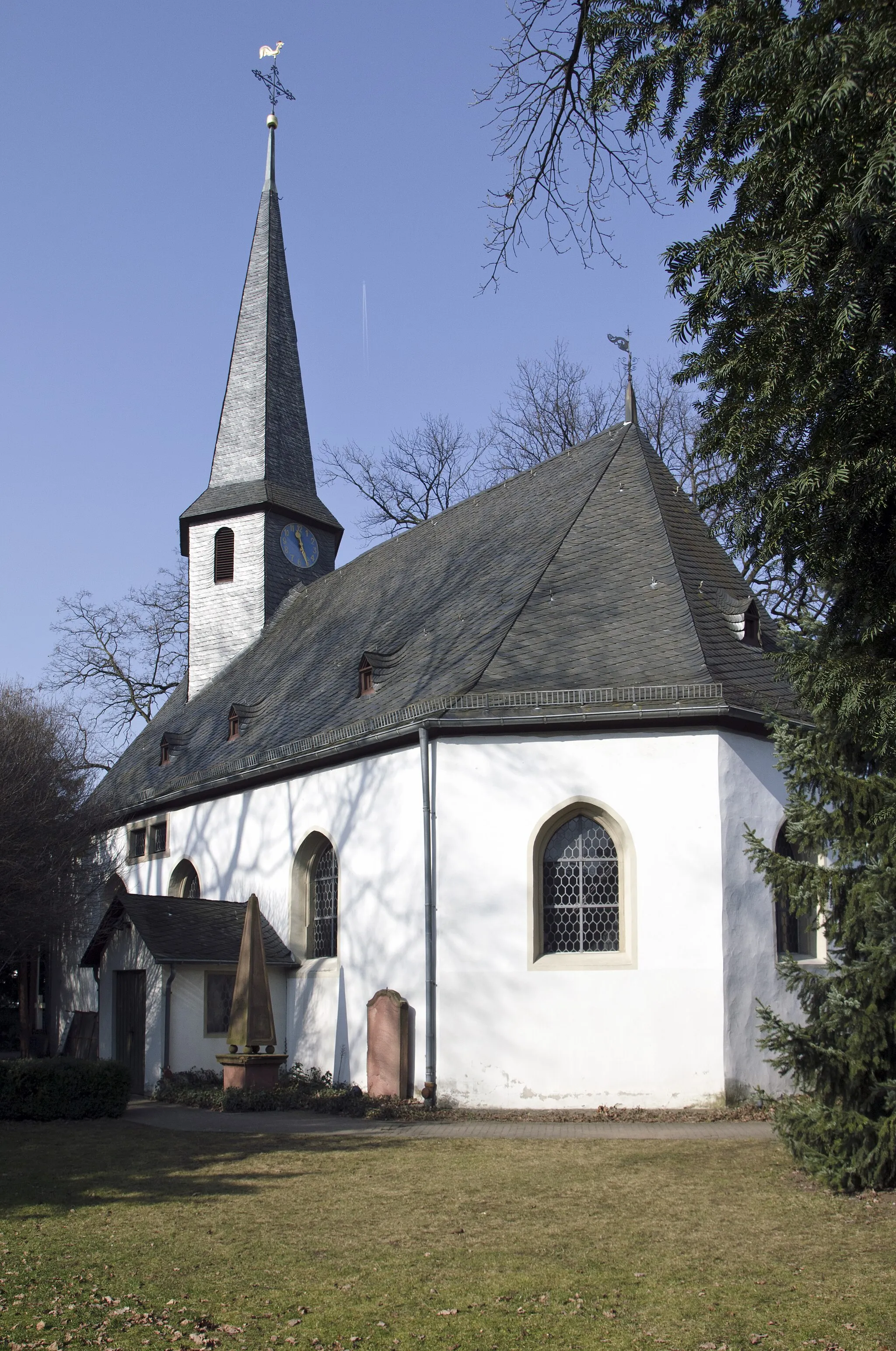 Photo showing: Riedstadt, Stadtteil Goddelau, evangelische Kirche