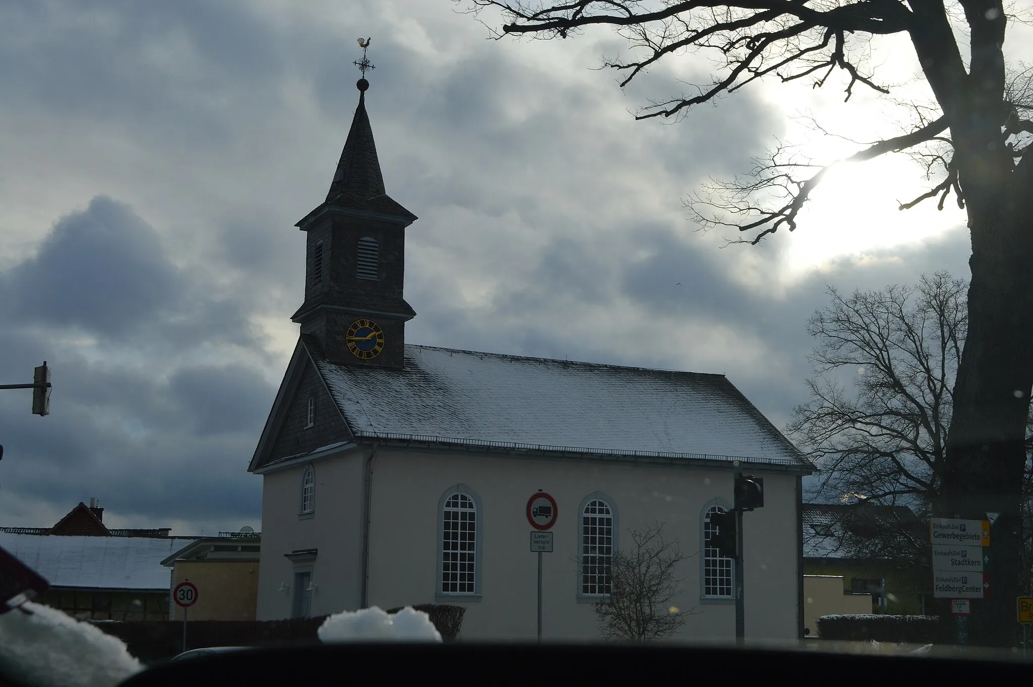 Photo showing: Evangelische Kirche Hausen-Arnsbach Januar 2017