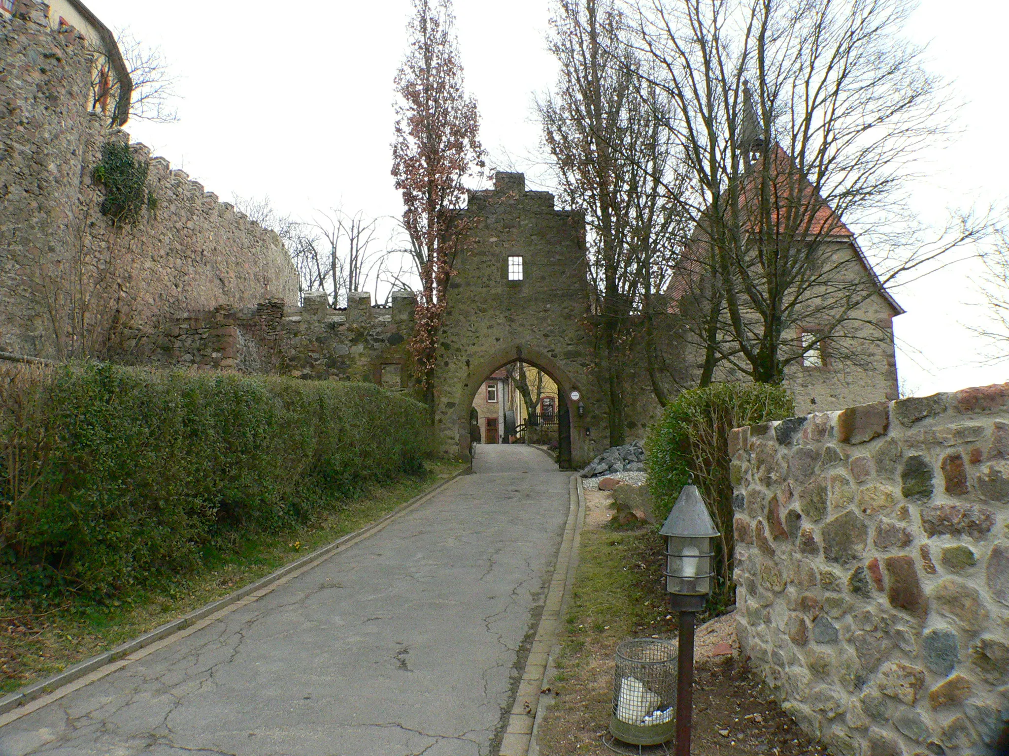 Photo showing: Eingang zum Schloss Reichenberg in Reichelsheim, Odenwald, Hessen