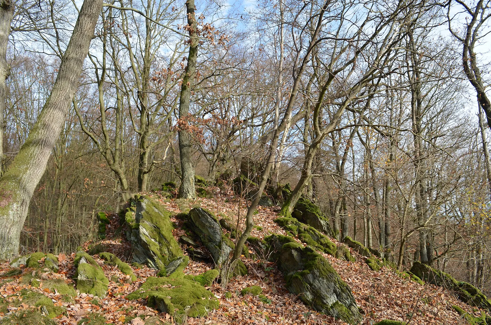 Photo showing: Altweilnau, Aussichtspunkt Hundert Stufen, Felsen