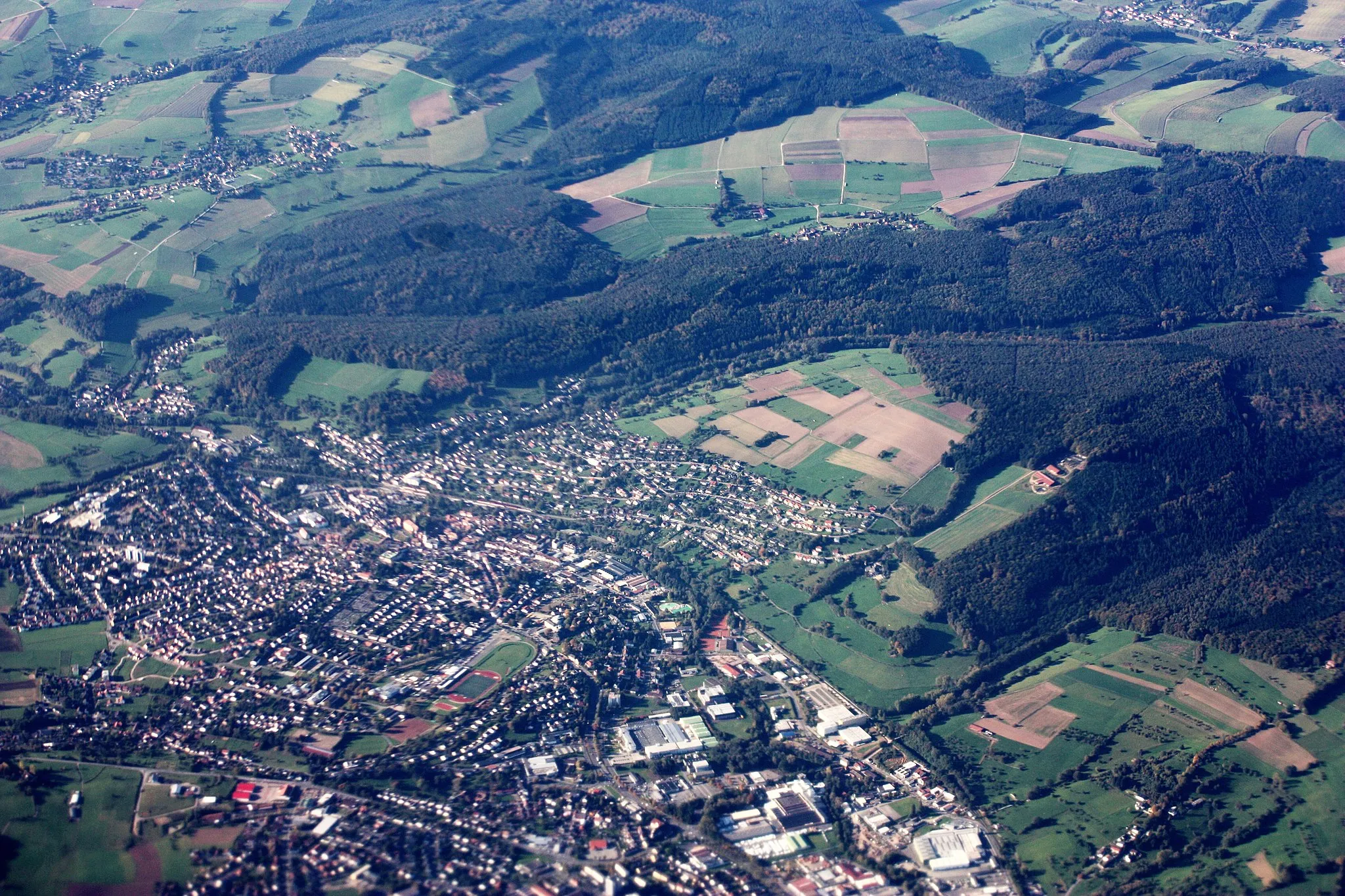 Photo showing: 1 Flug von Frankfurt/Main nach Sofia; Start 10:12 MEZ; Landung 13:06 MEZ; Oktober 2010; Michelstadt